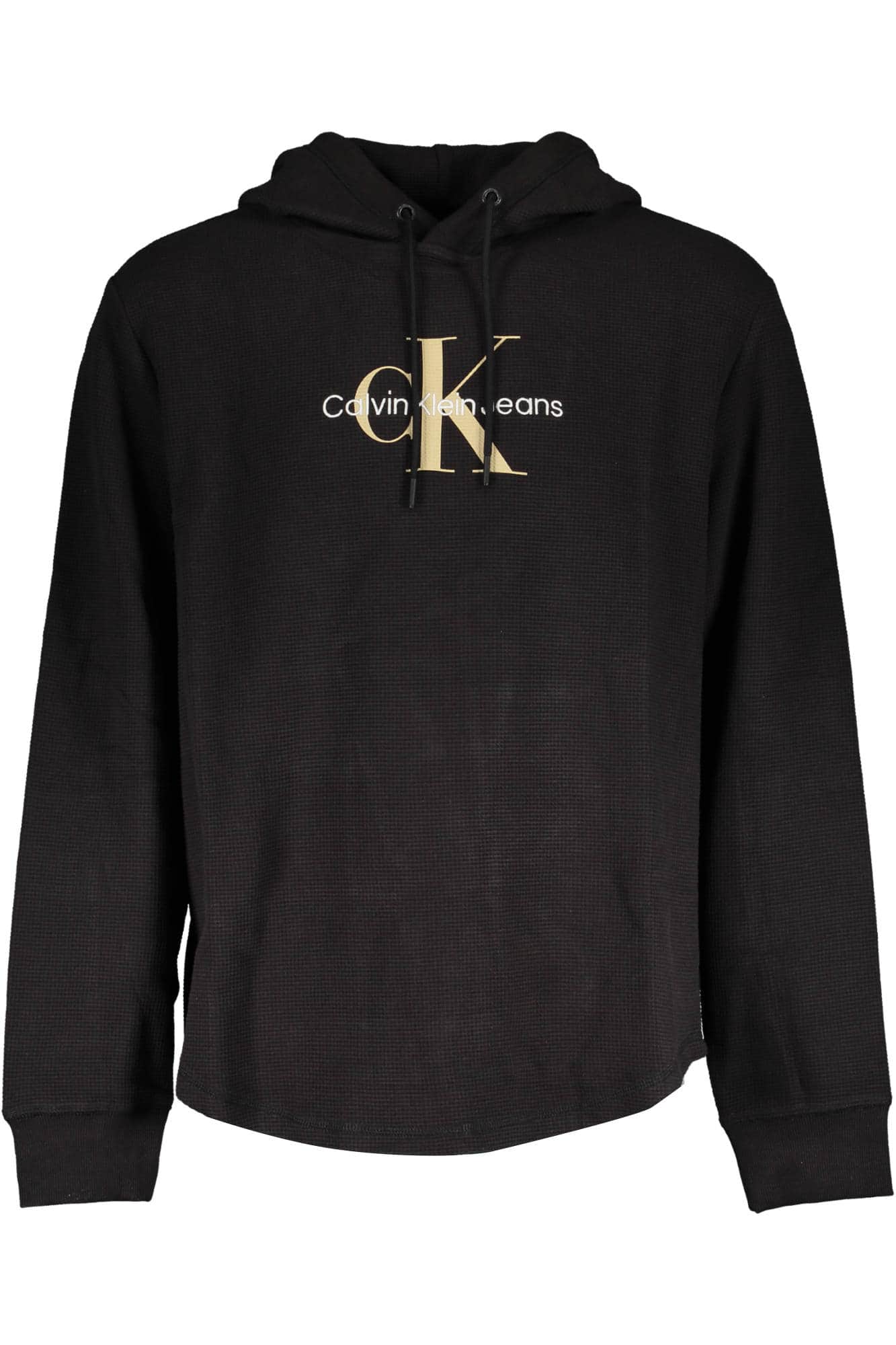CALVIN KLEIN WHITE MEN'S SWEATSHIRT WITHOUT ZIP