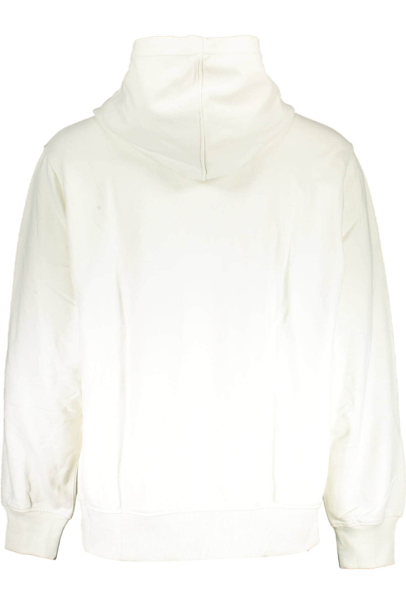 CALVIN KLEIN WHITE MEN'S SWEATSHIRT WITHOUT ZIP