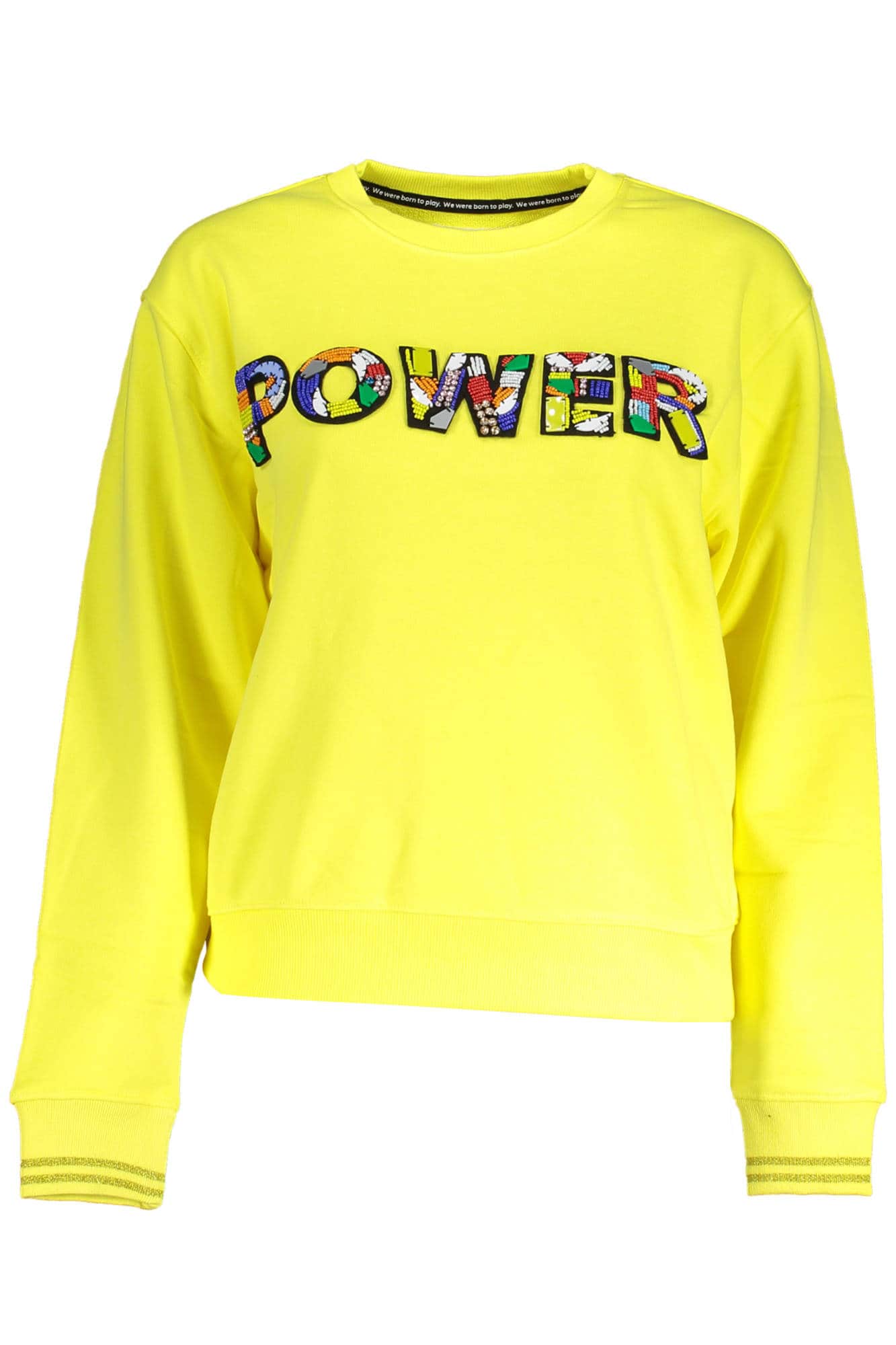 DESIGUAL ORANGE WOMEN'S SWEATSHIRT WITHOUT ZIP