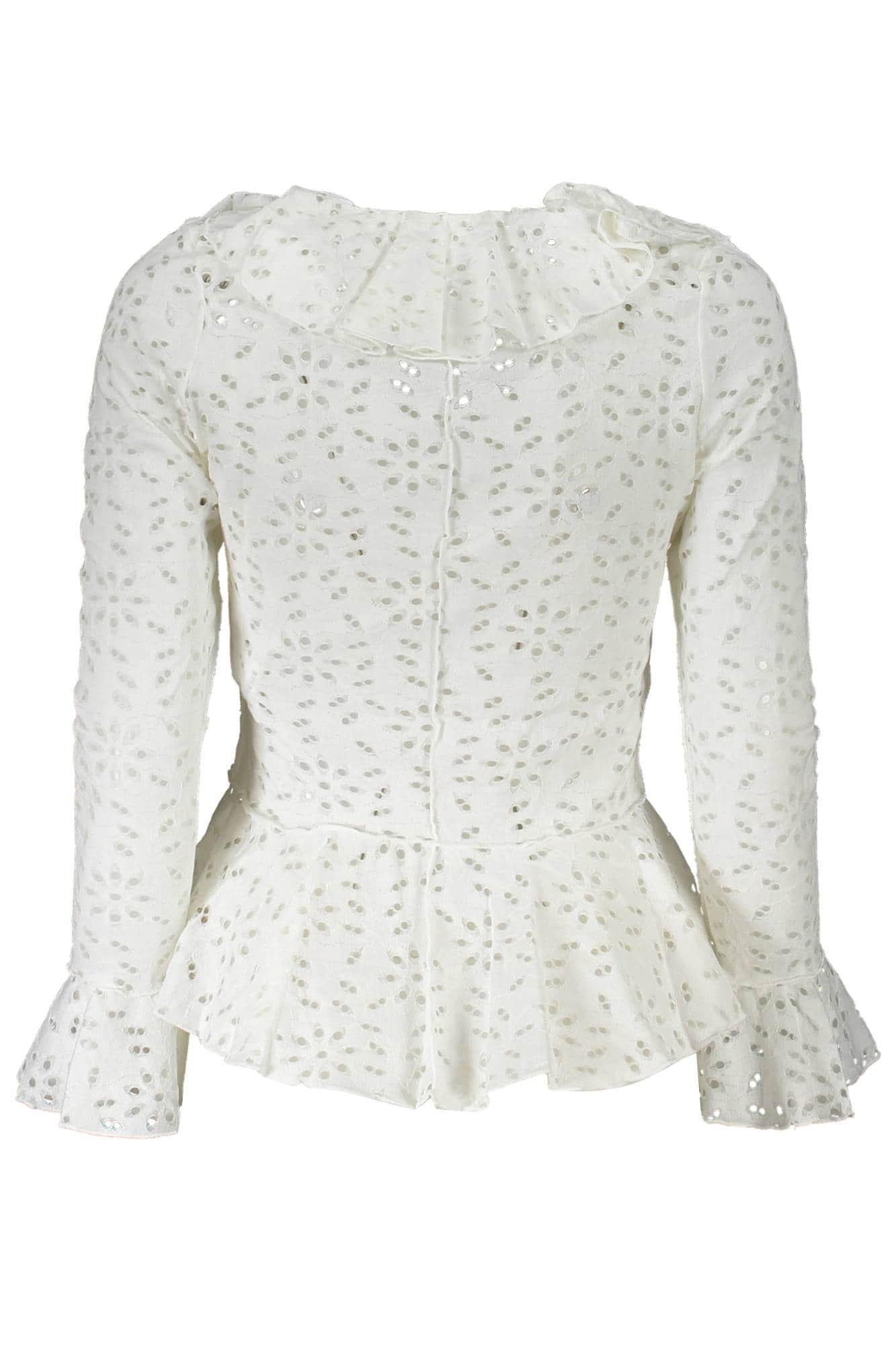 DESIGUAL SHIRT LONG SLEEVE WOMAN WHITE