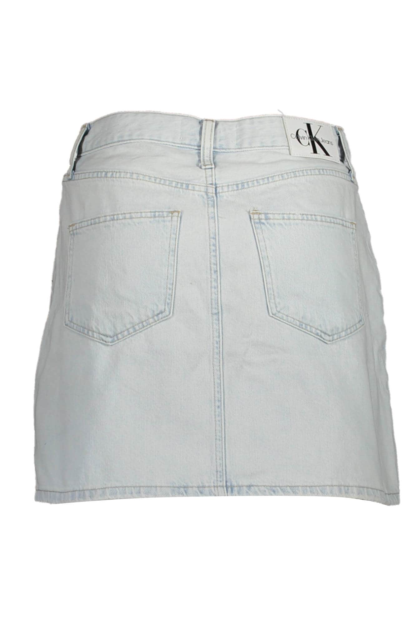 CALVIN KLEIN WOMEN'S LIGHT BLUE SHORT SKIRT