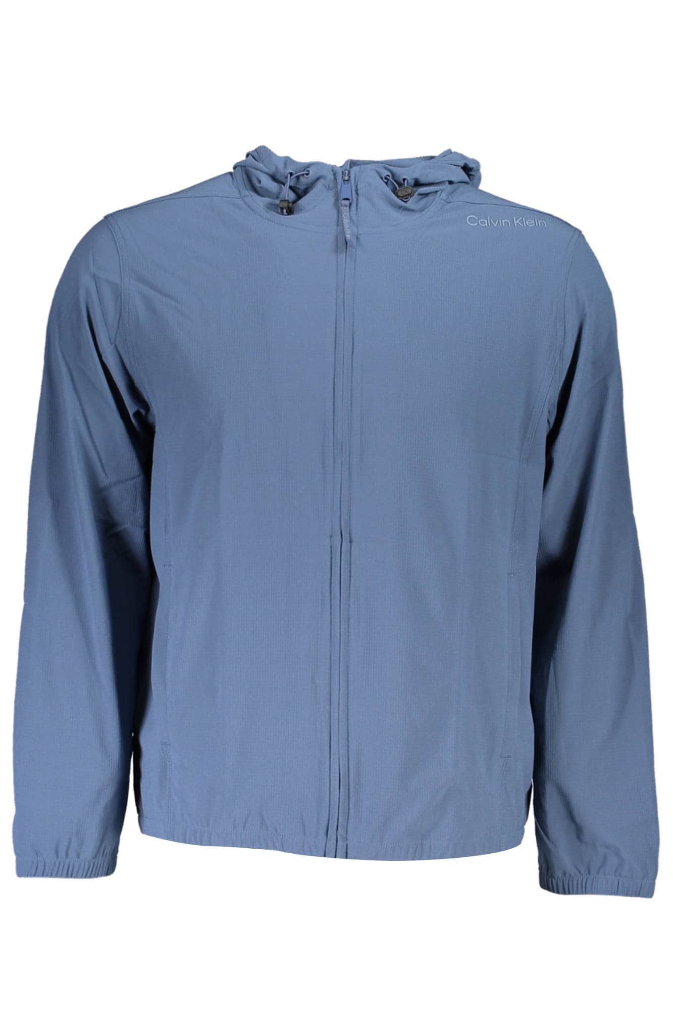 CALVIN KLEIN MEN'S BLACK ZIPPED SWEATSHIRT