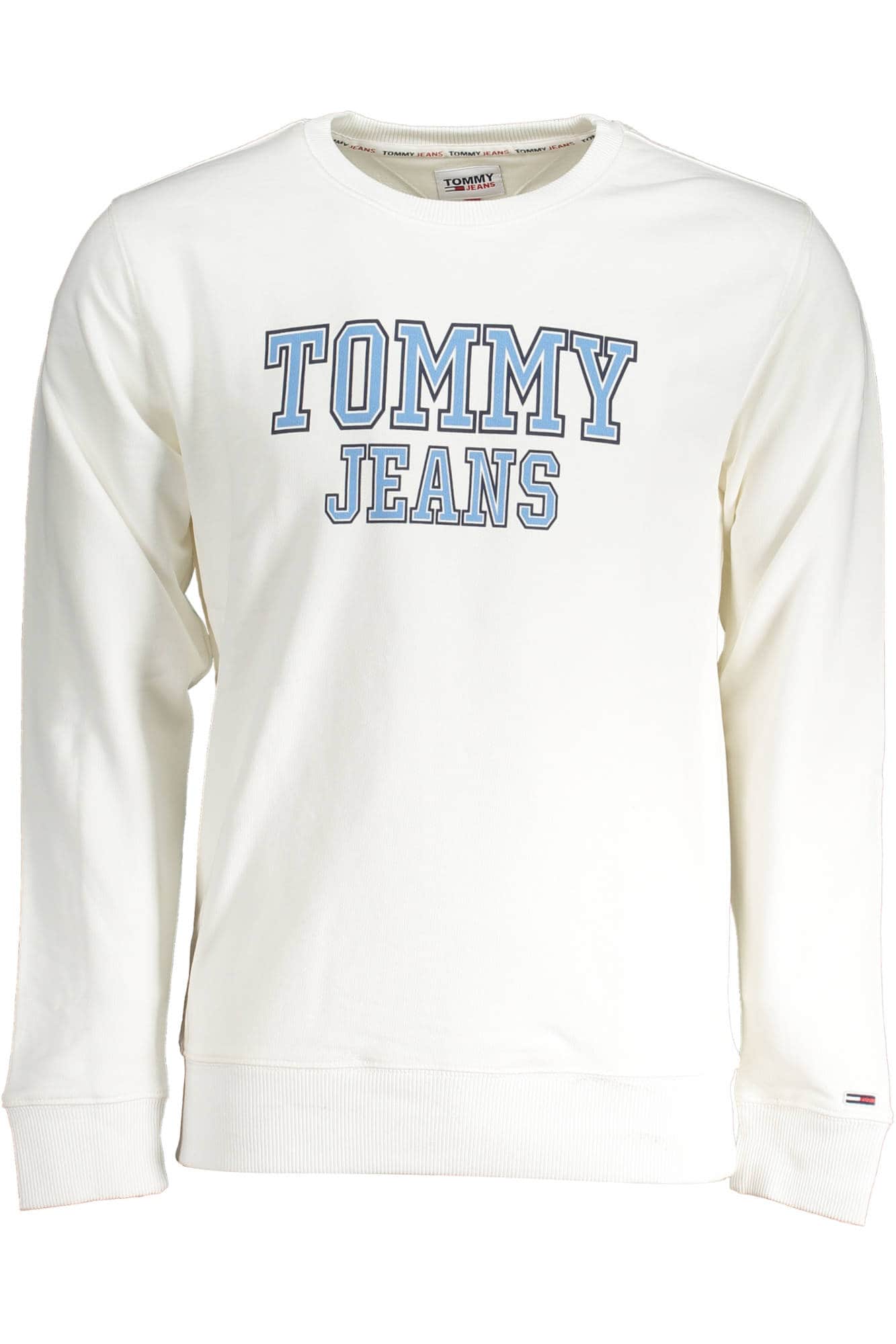 TOMMY HILFIGER MAN WHITE SWEATSHIRT WITHOUT ZIP
