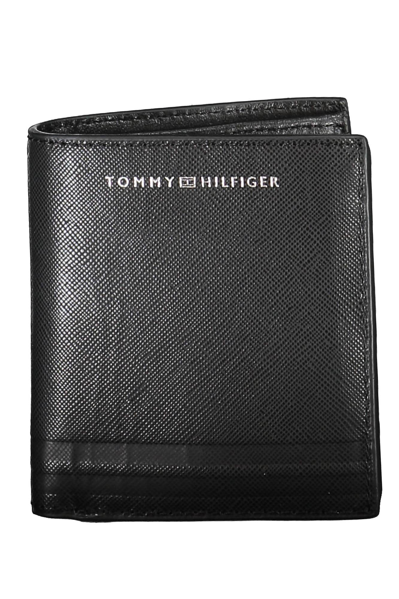 TOMMY HILFIGER BLACK MAN WALLET