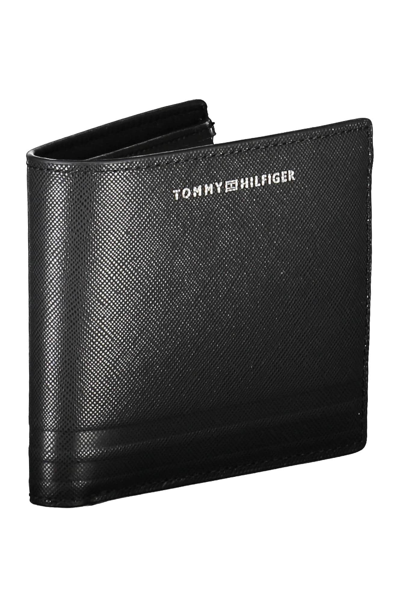 TOMMY HILFIGER BLACK MAN WALLET