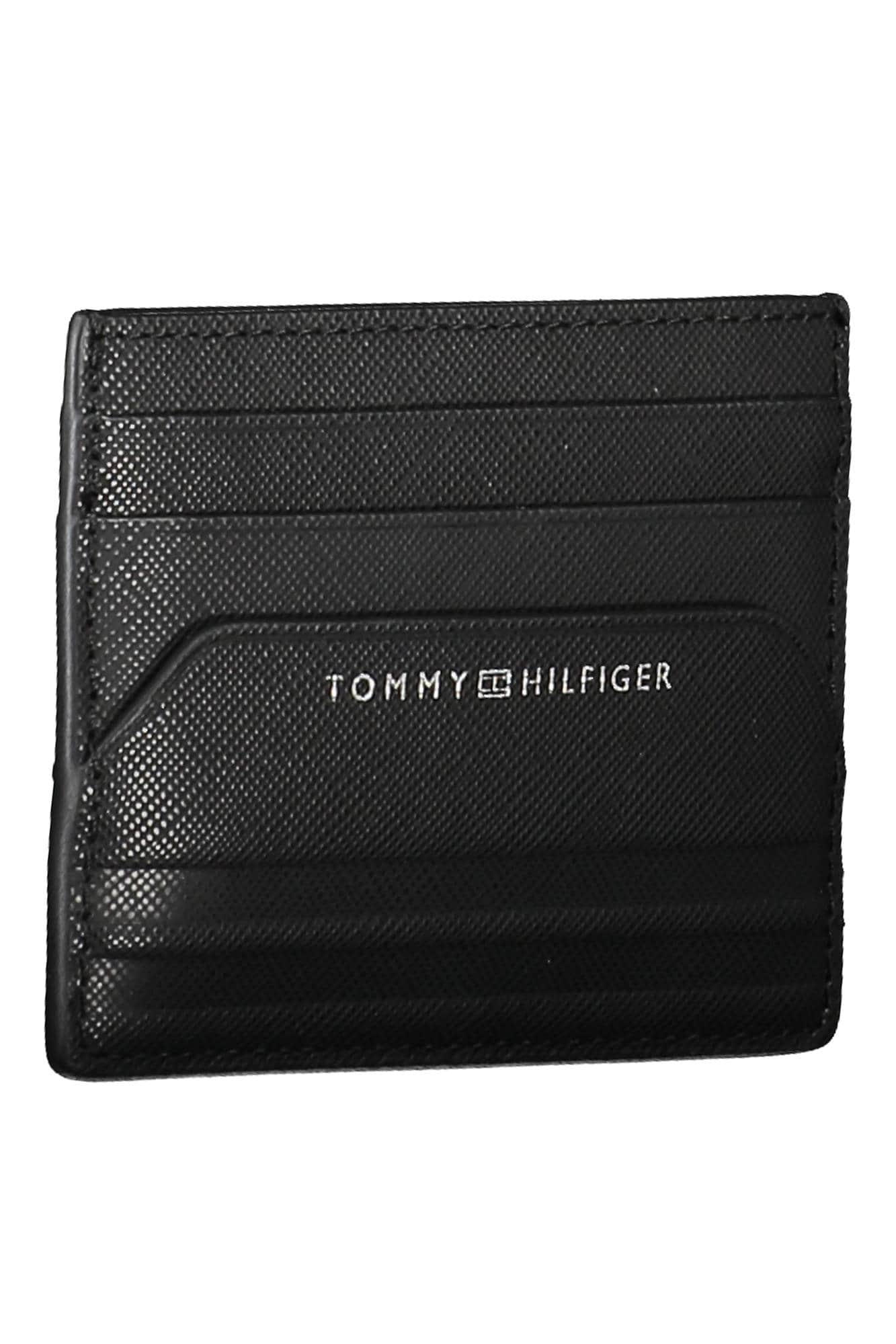 TOMMY HILFIGER BLACK MAN WALLET