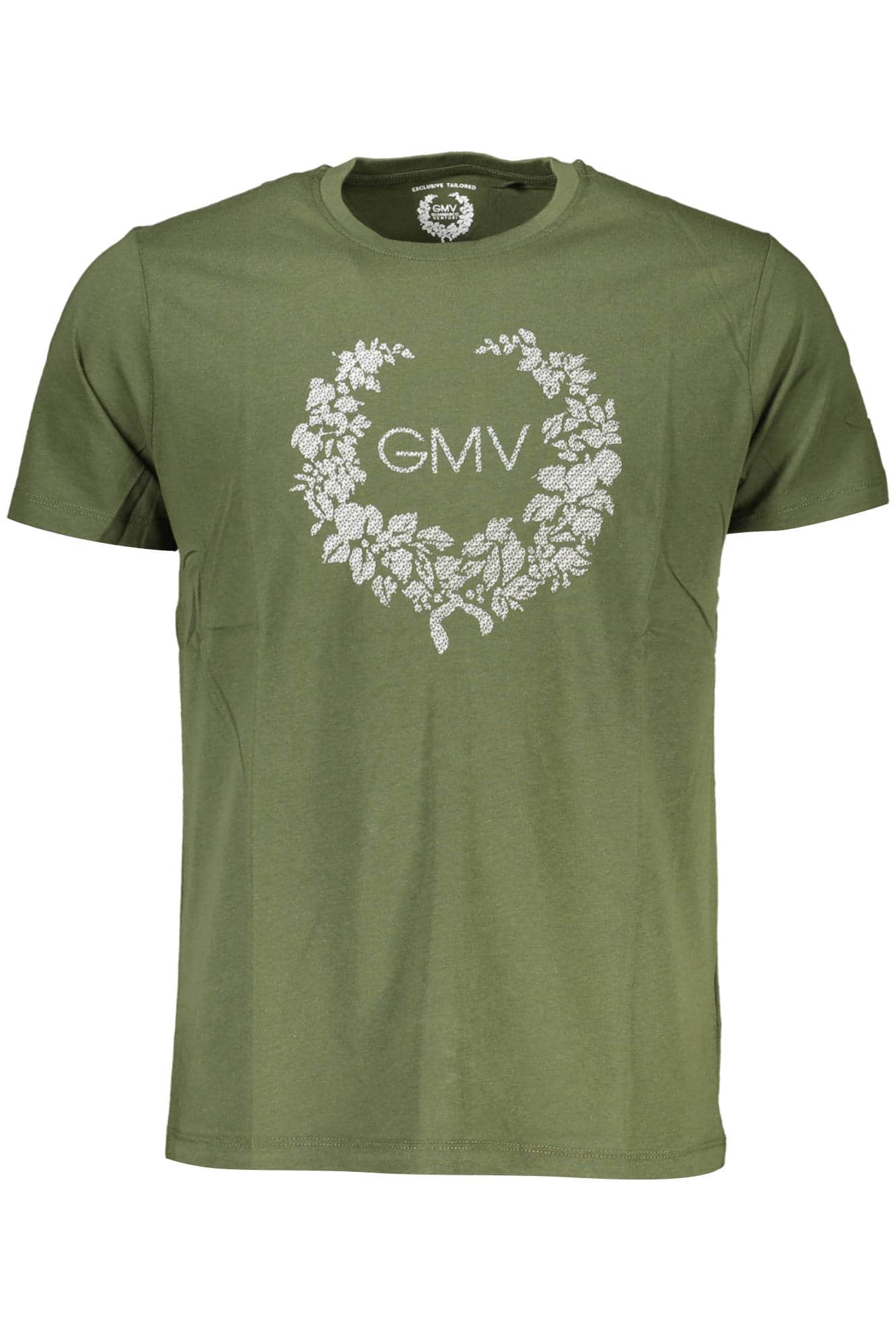 GIAN MARCO VENTURI MEN'S SHORT SLEEVED T-SHIRT BLUE