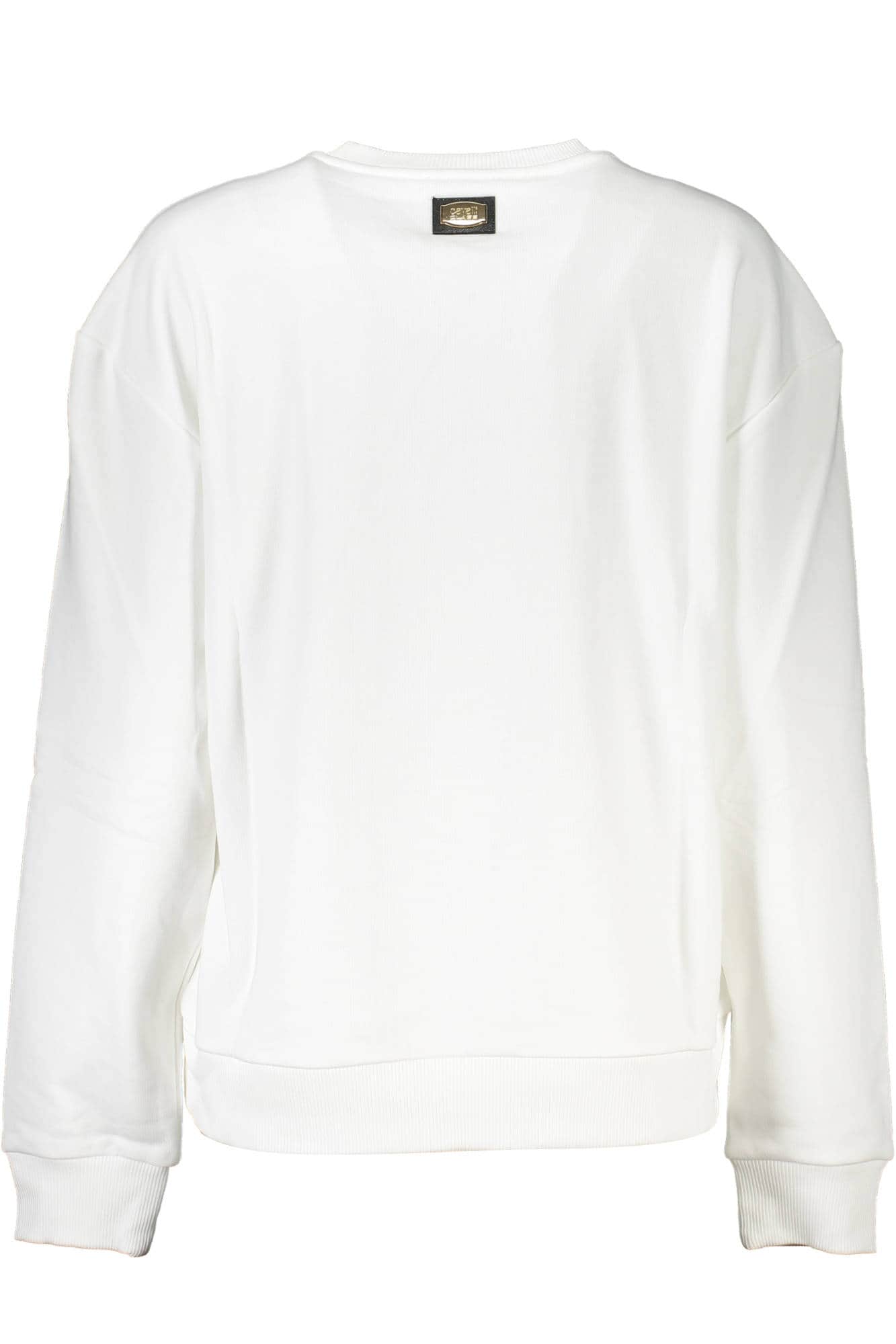 CAVALLI CLASS BLACK SWEATSHIRT WITHOUT ZIP