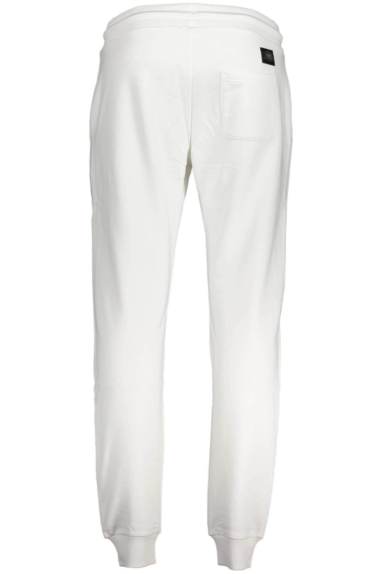 CAVALLI CLASS WHITE MEN'S TROUSERS