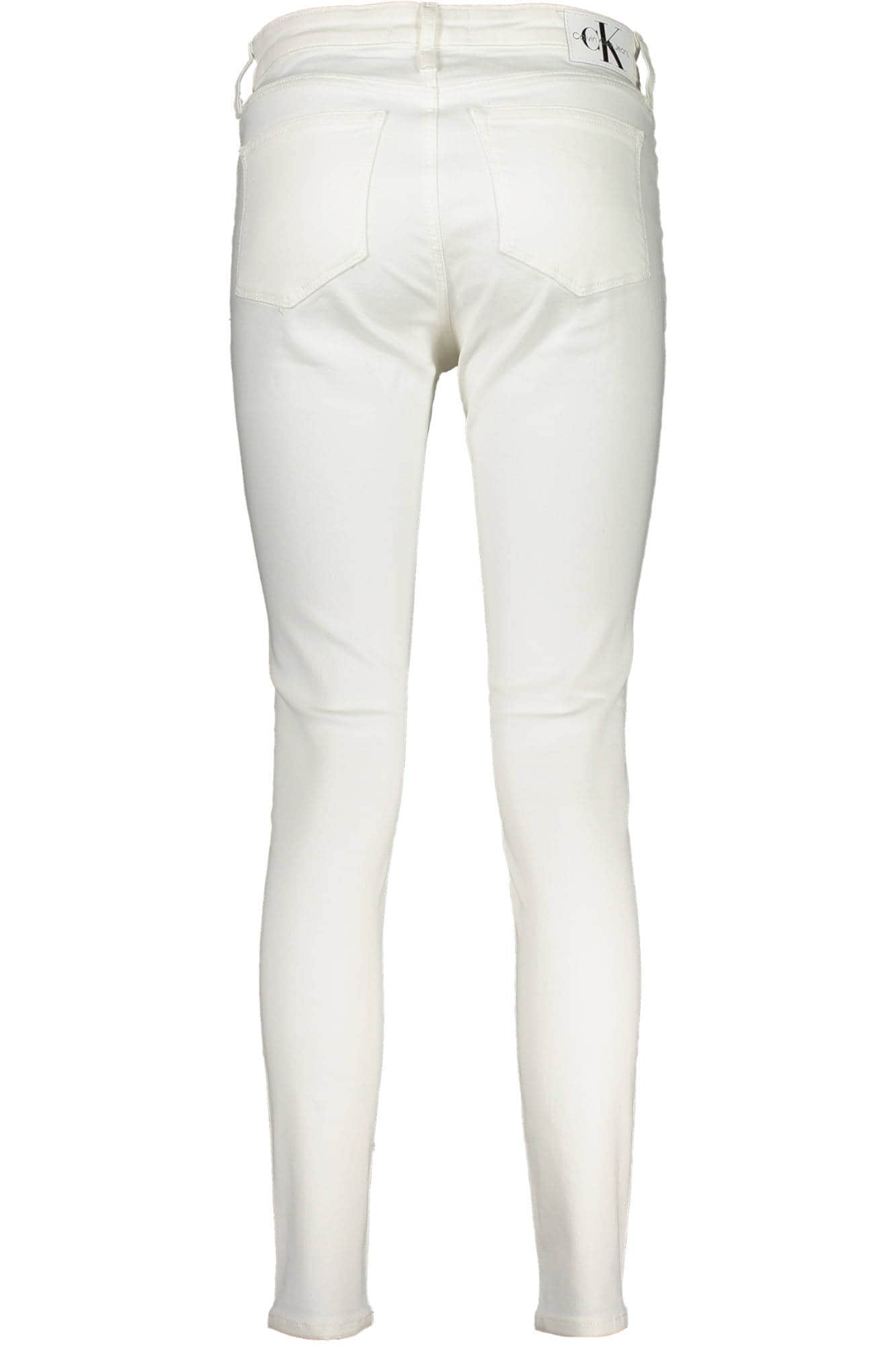 CALVIN KLEIN WOMEN'S DENIM JEANS WHITE