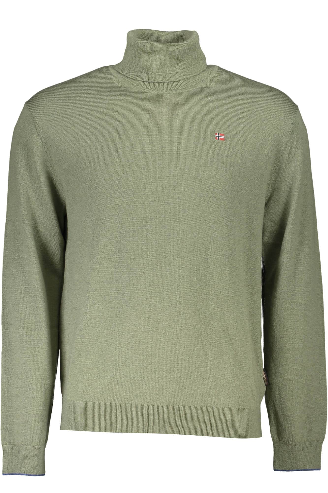 NAPAPIJRI MAN GREEN SWEATER