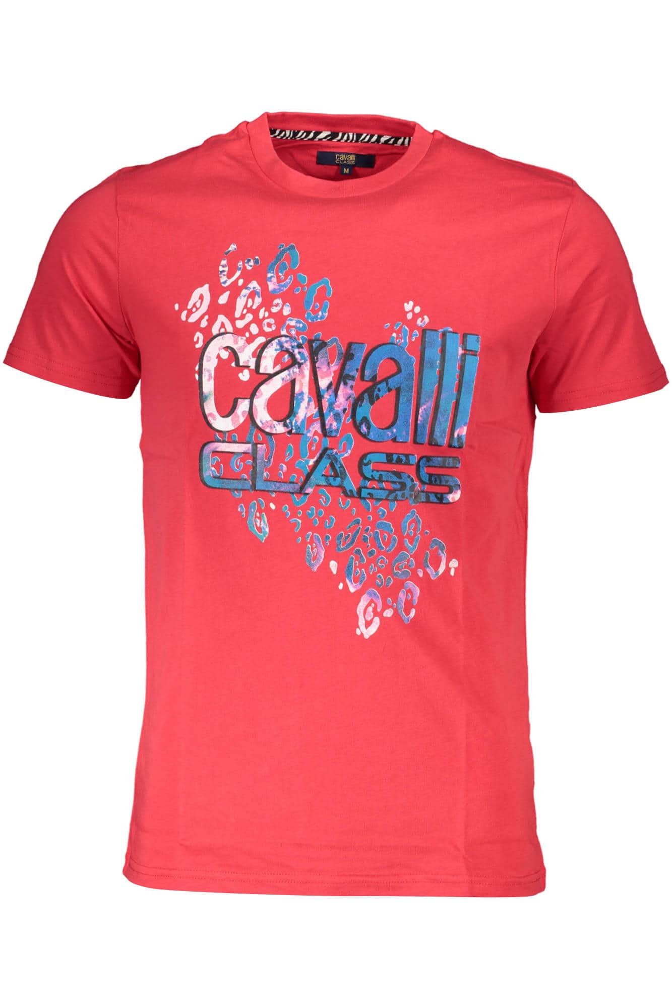 CAVALLI CLASS T-SHIRT KORTE MOUW HEREN ROOD