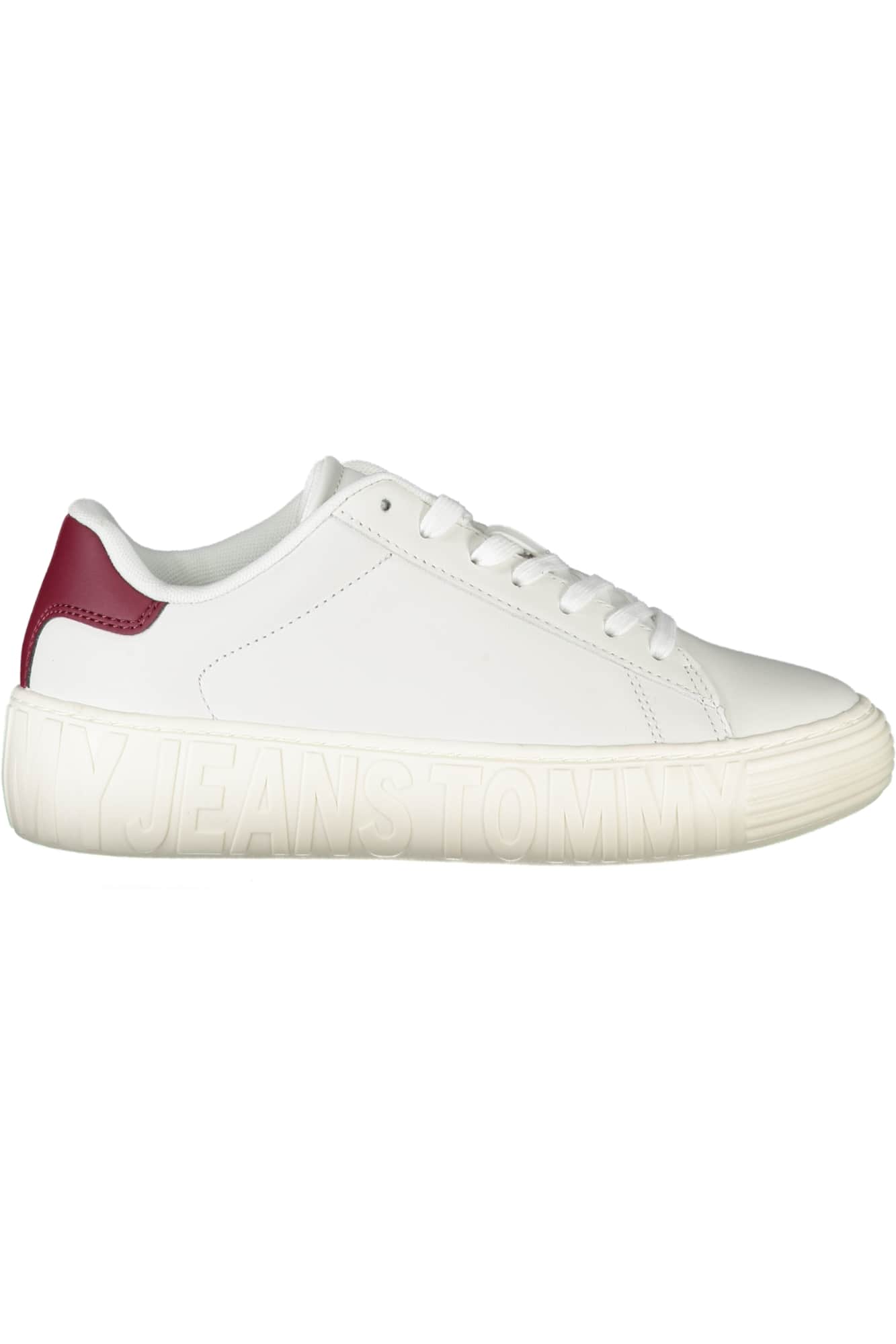 TOMMY HILFIGER WHITE WOMEN'S SPORTS SHOES