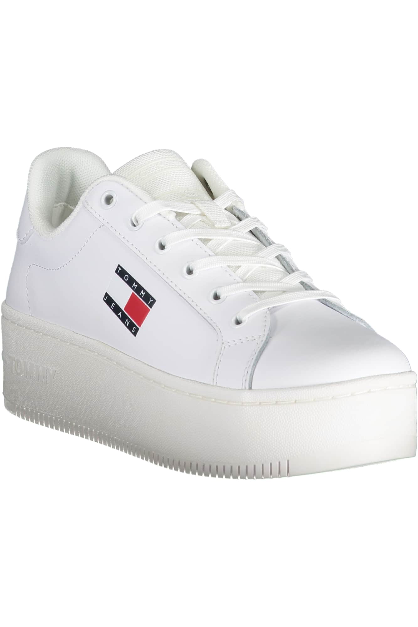 TOMMY HILFIGER WHITE WOMEN'S SPORTS SHOES