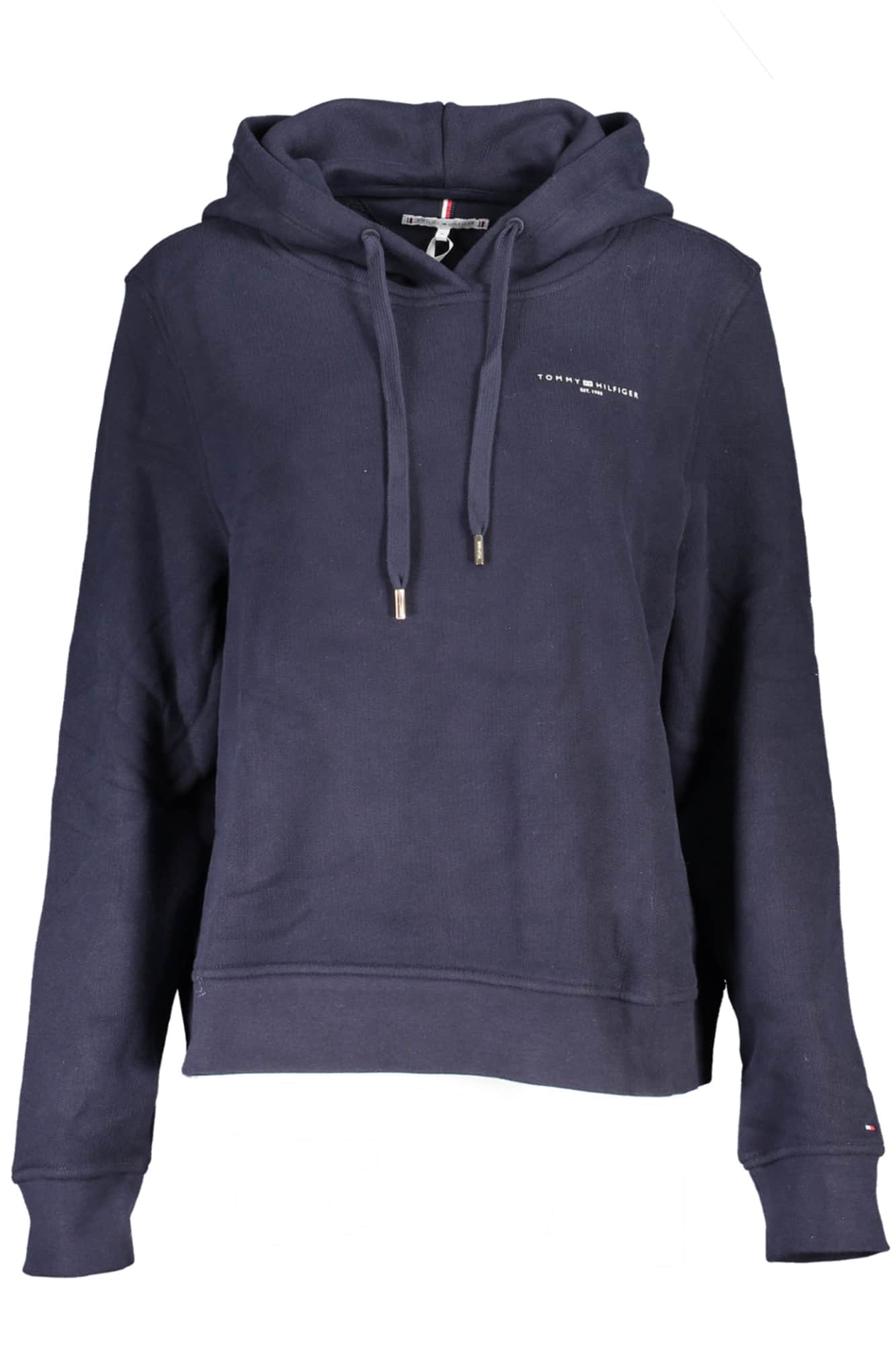 TOMMY HILFIGER WOMEN'S BLUE ZIPLESS SWEATSHIRT