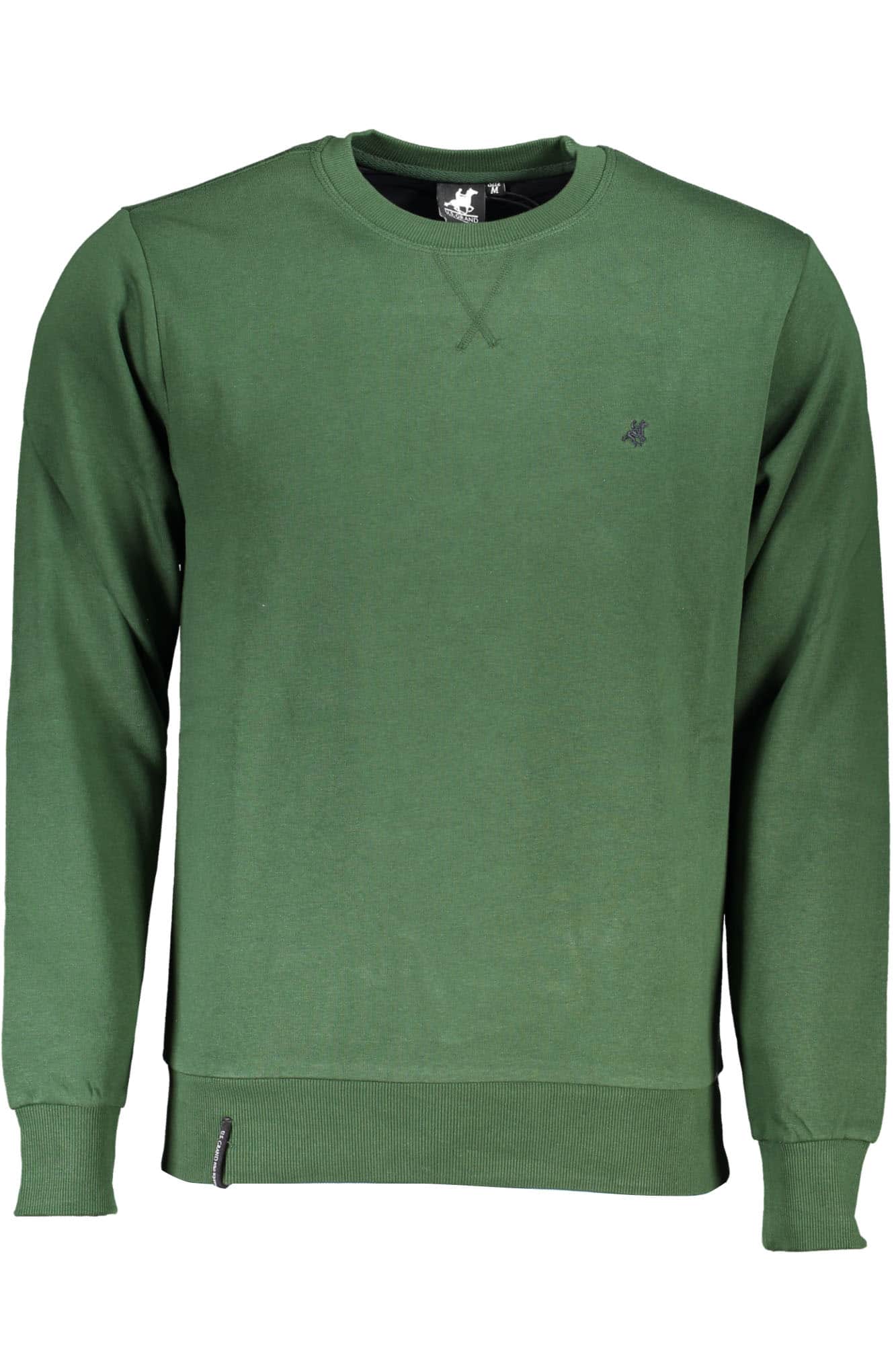 US GRAND MEN'S BROWN ZIP-UP SWEATSHIRT