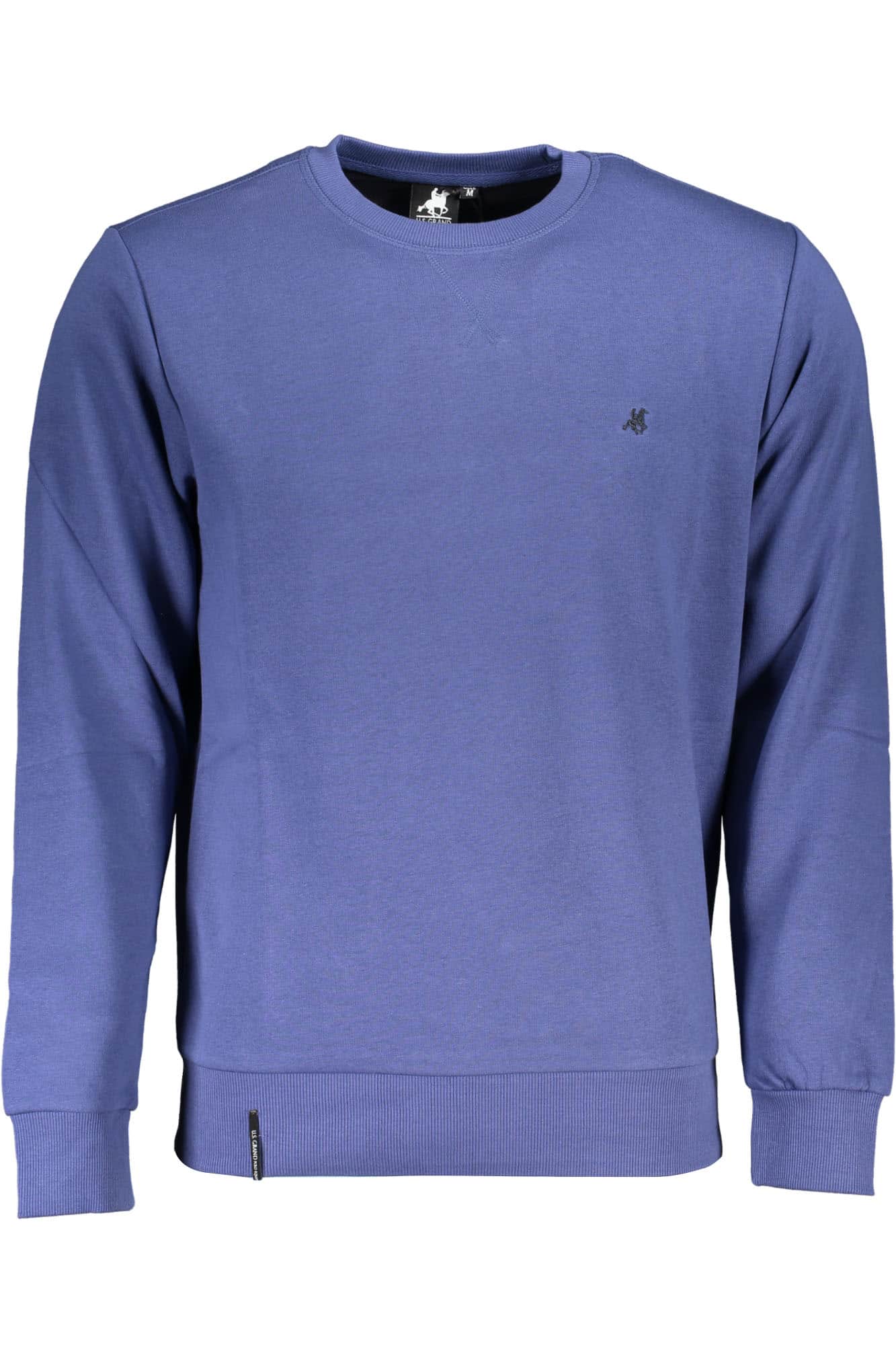 US GRAND MEN'S BROWN ZIP-UP SWEATSHIRT