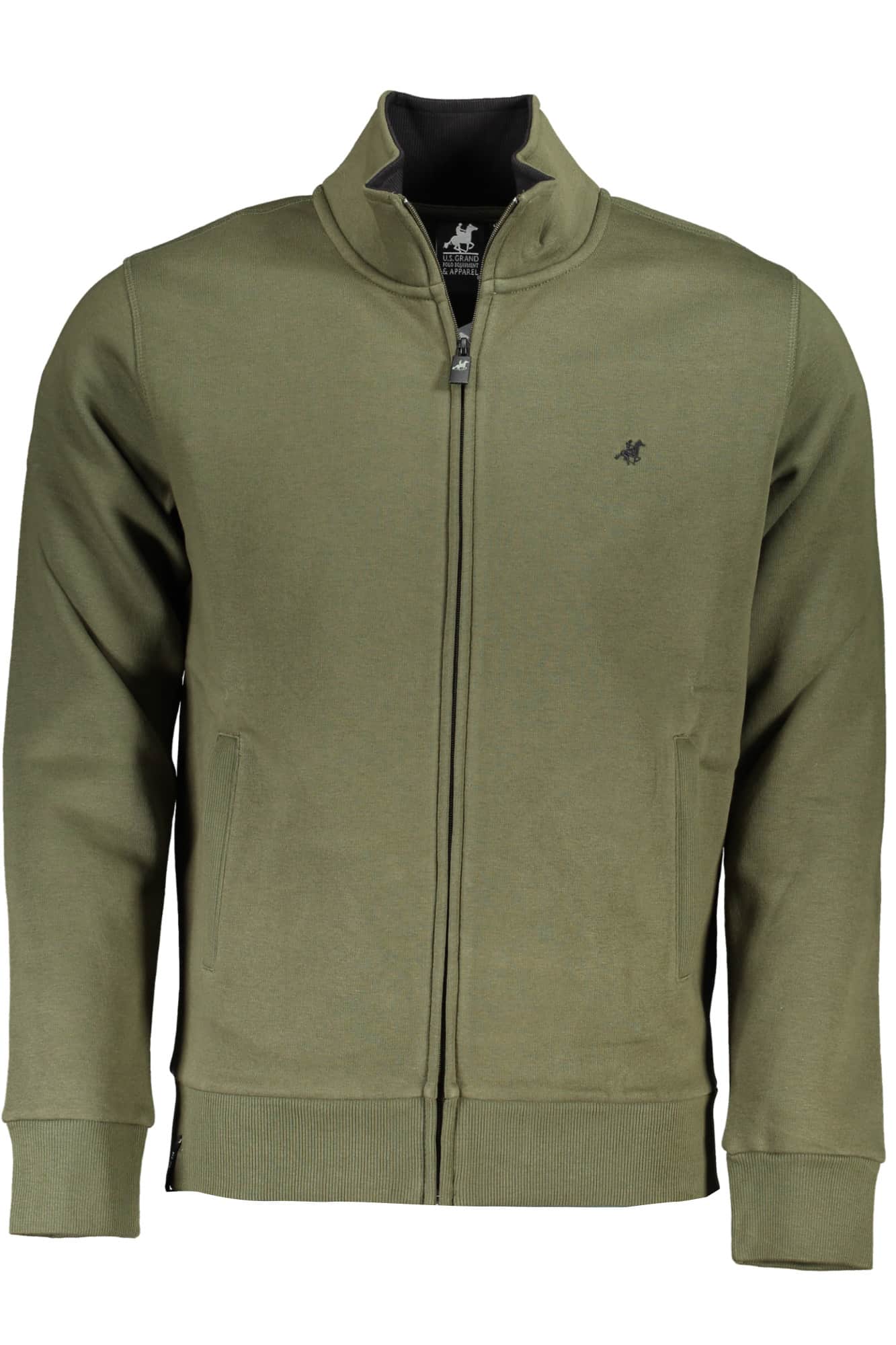 US GRAND MEN'S BLUE ZIP-UP SWEATSHIRT