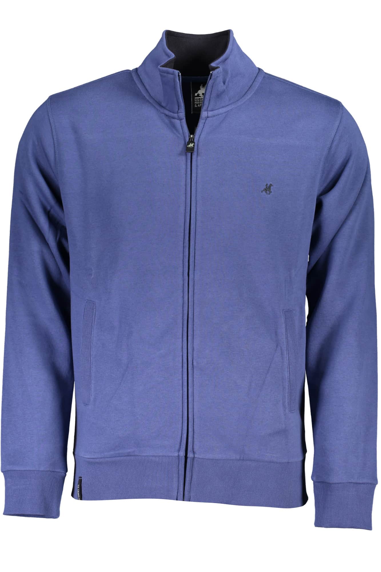 US GRAND MEN'S BLUE ZIP-UP SWEATSHIRT