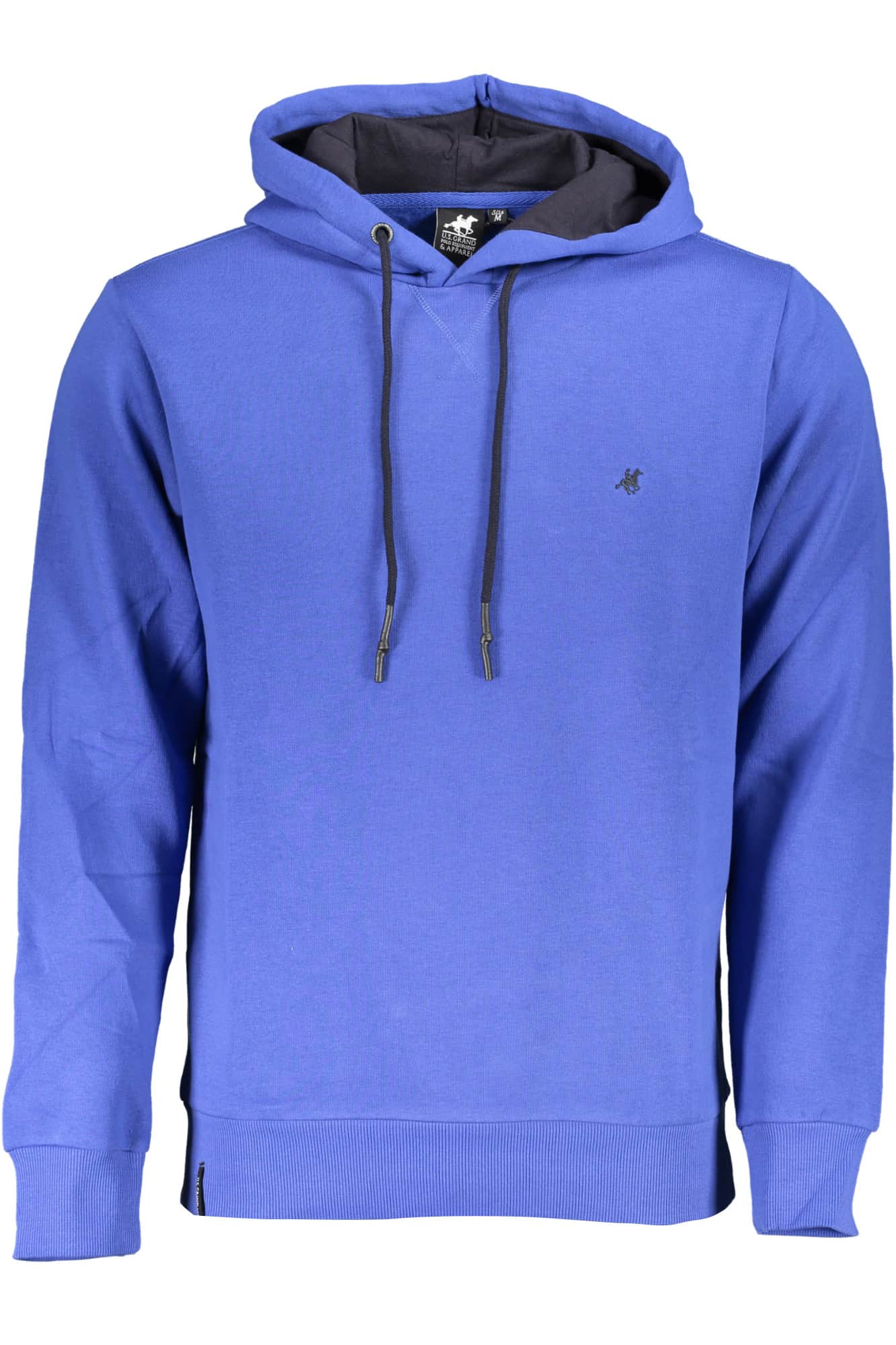US GRAND MEN'S BLACK ZIP-UP SWEATSHIRT