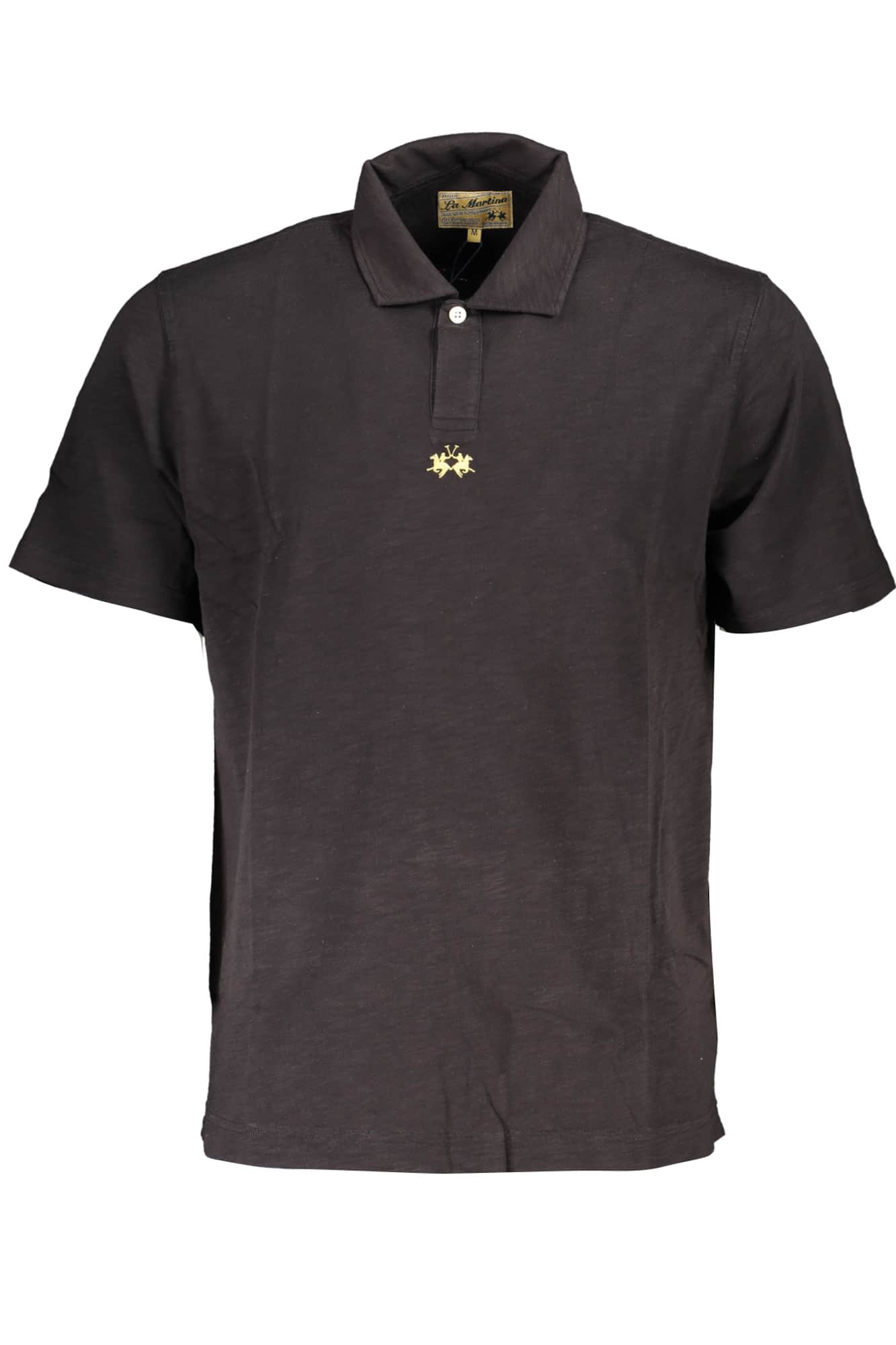 LA MARTINA MEN'S WHITE SHORT SLEEVED POLO SHIRT
