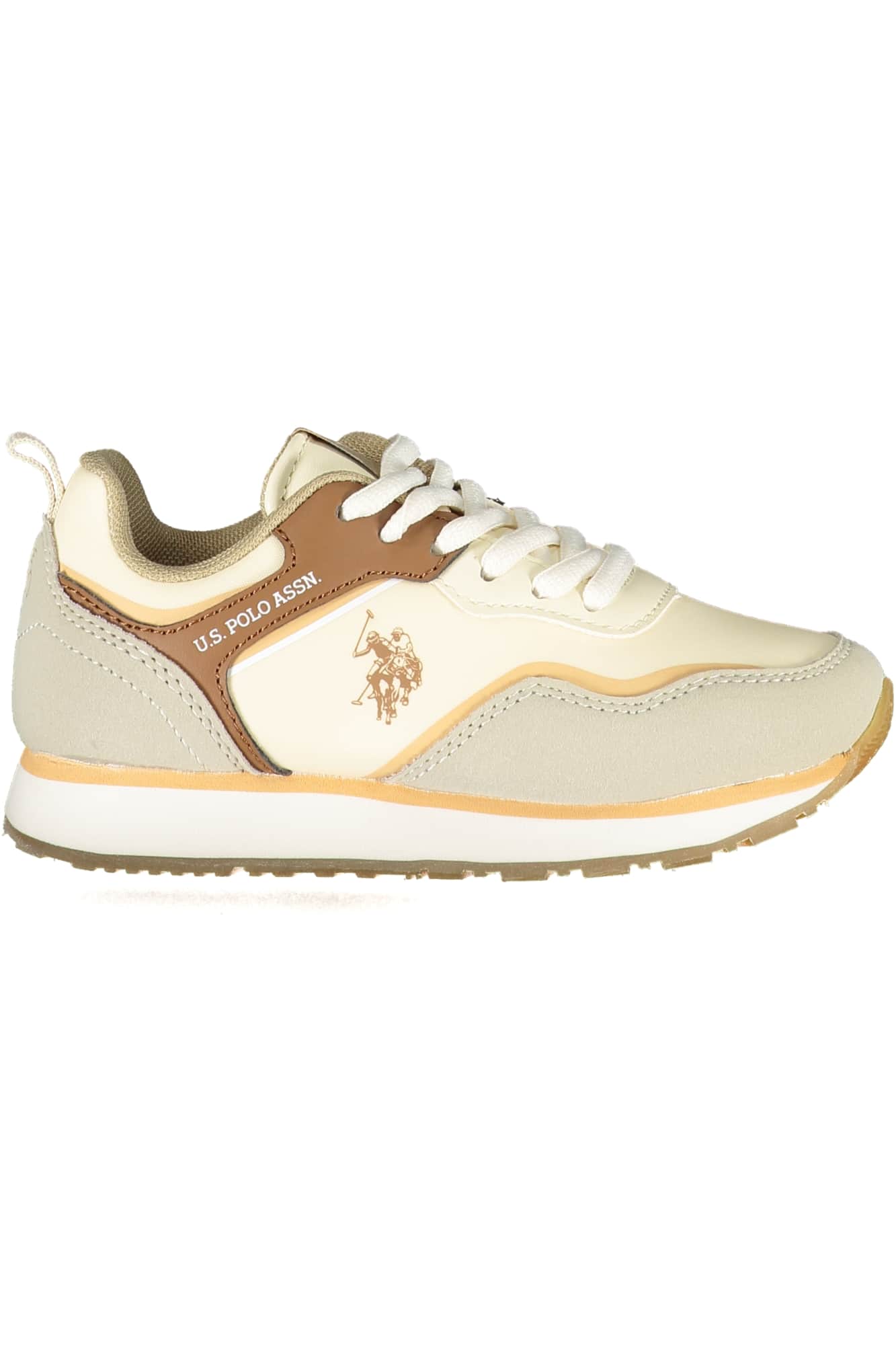 US POLO ASSN. WHITE CHILDREN'S SPORTS SHOES