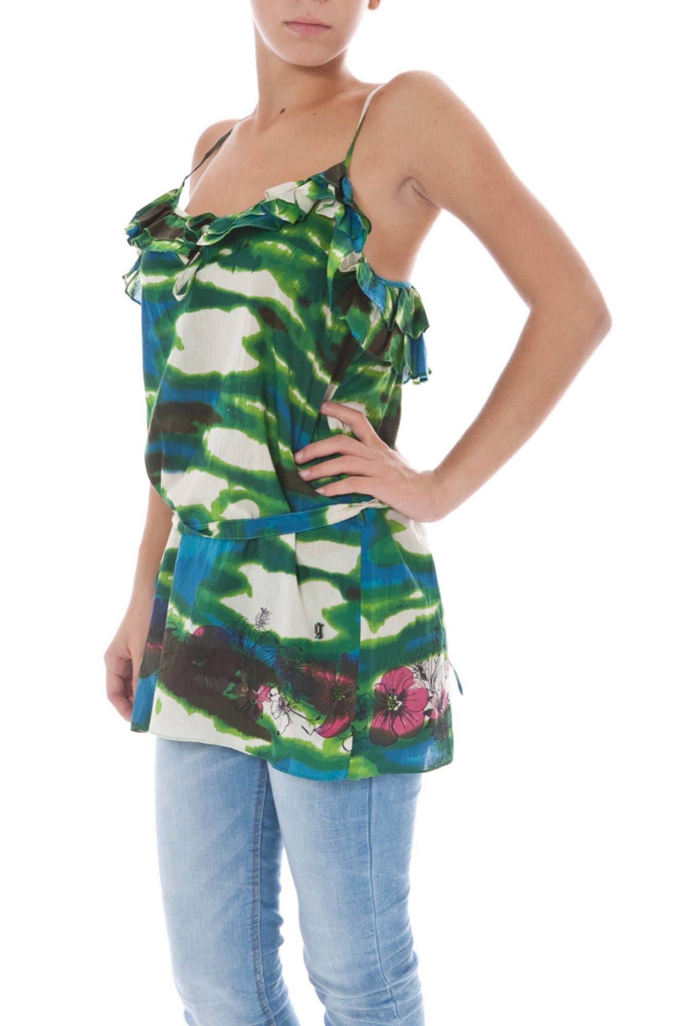 JOHN GALLIANO DAMES GROEN TANK