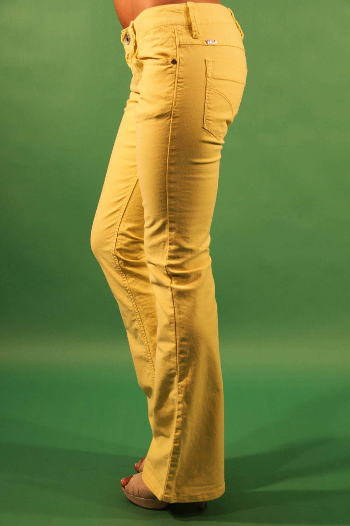GAUDÌ GEEL DAMES BROEK