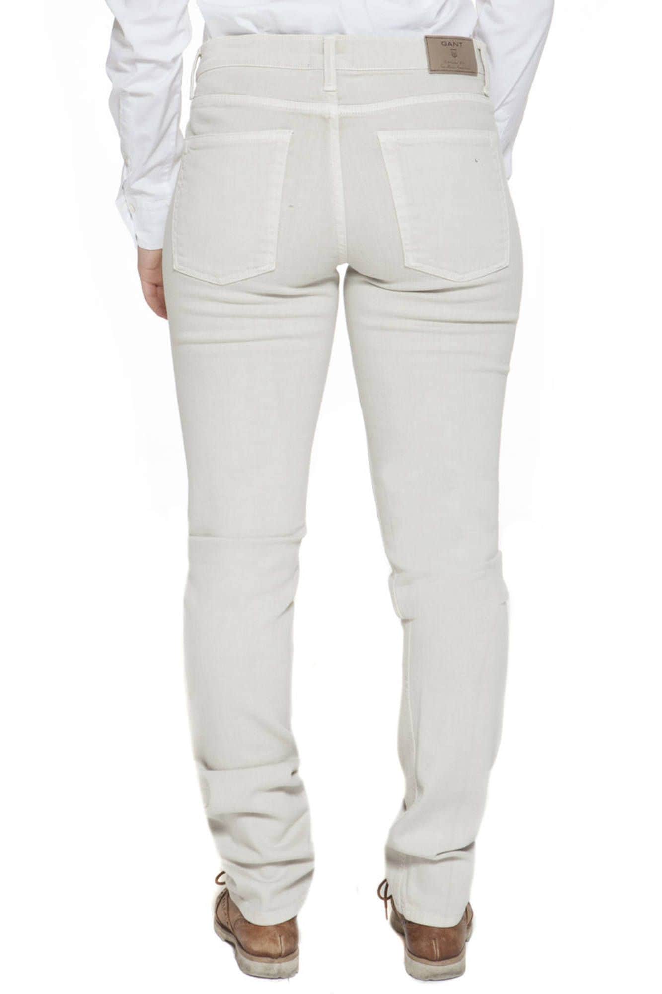 GANT WOMEN'S BEIGE TROUSERS