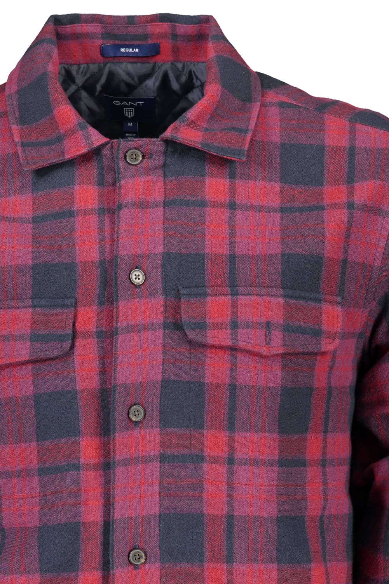 GANT MEN'S LONG SLEEVE SHIRT PURPLE