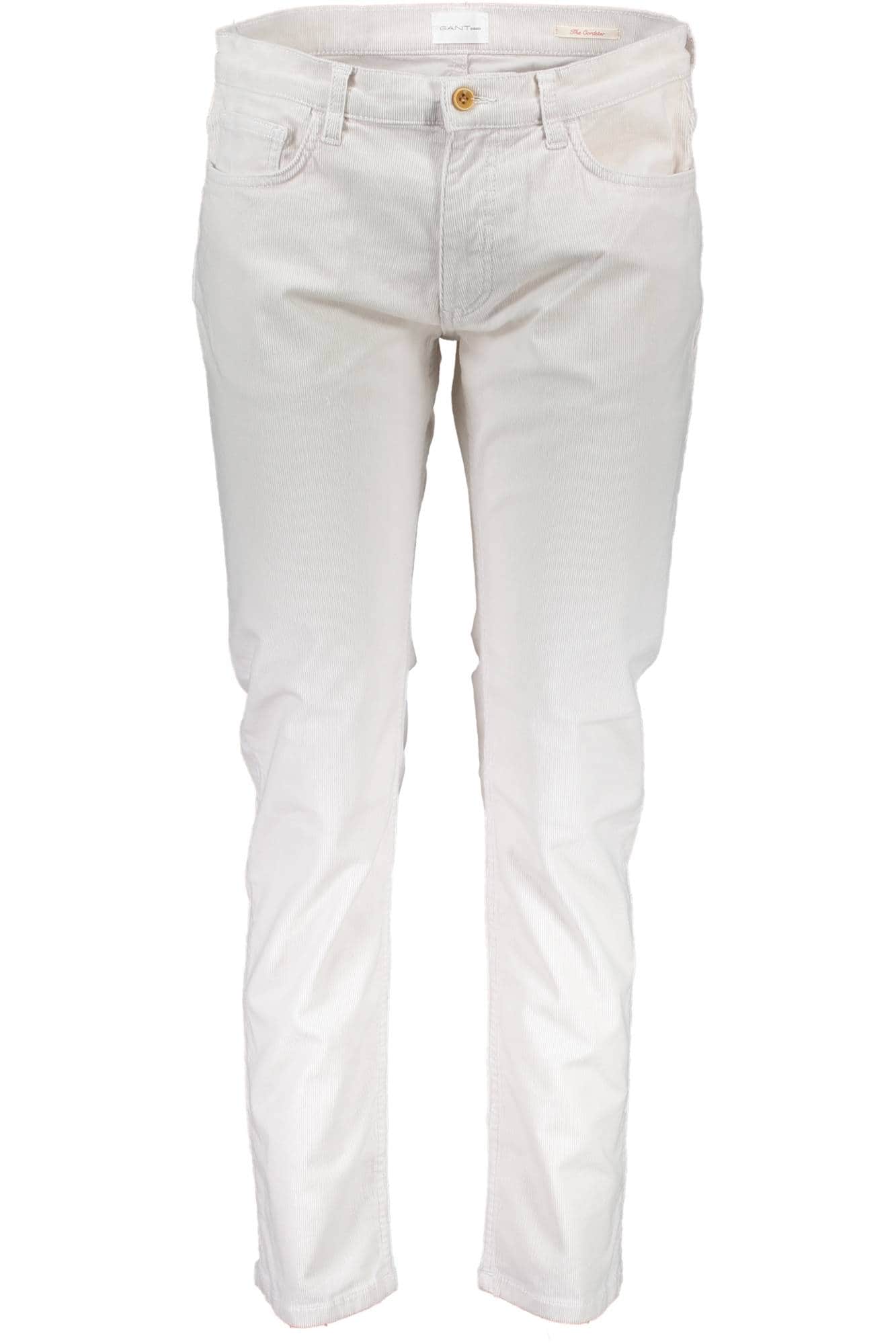 GANT WHITE WOMEN'S TROUSERS