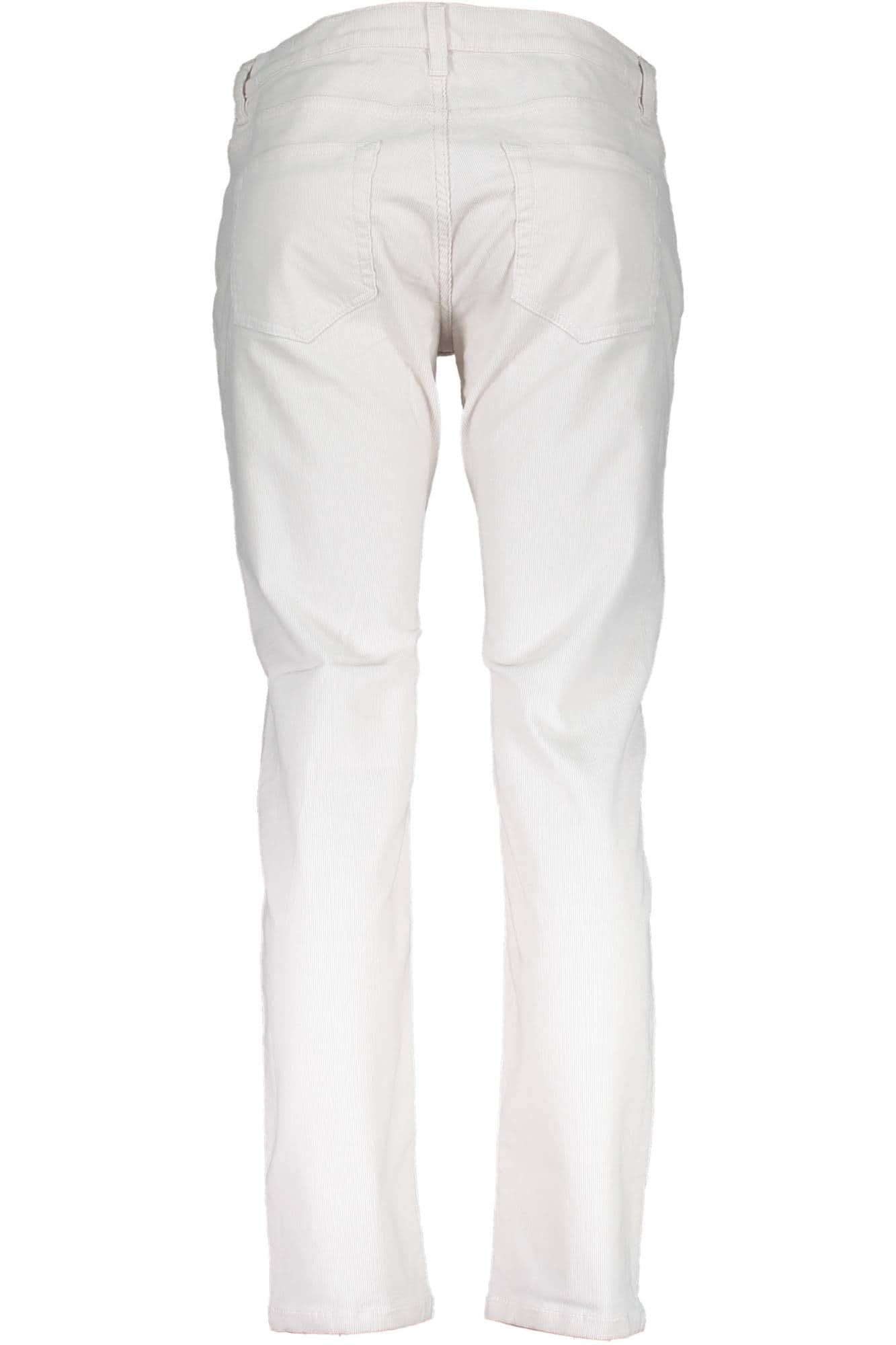 GANT WHITE WOMEN'S TROUSERS