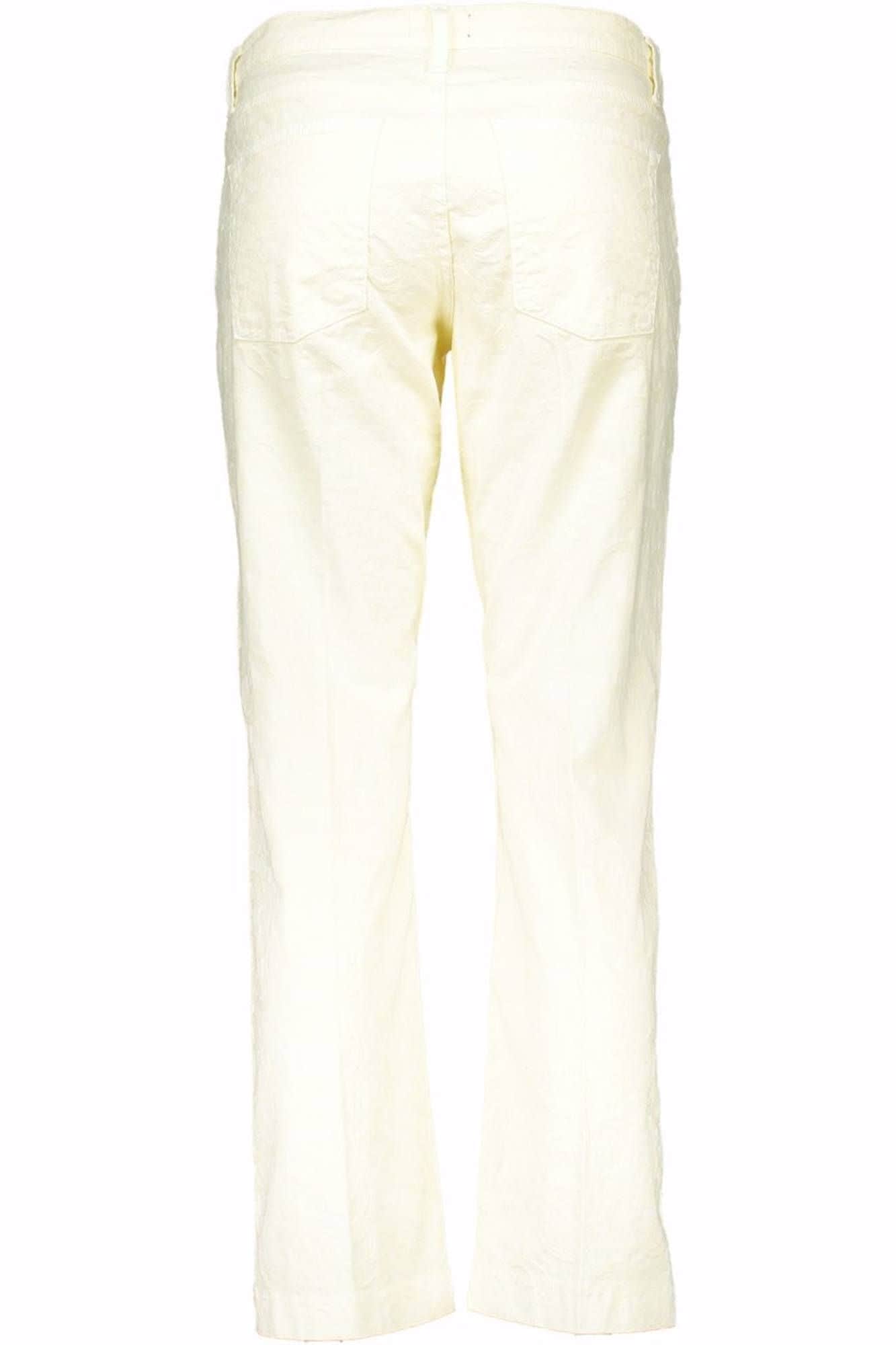 GANT WHITE WOMEN'S TROUSERS