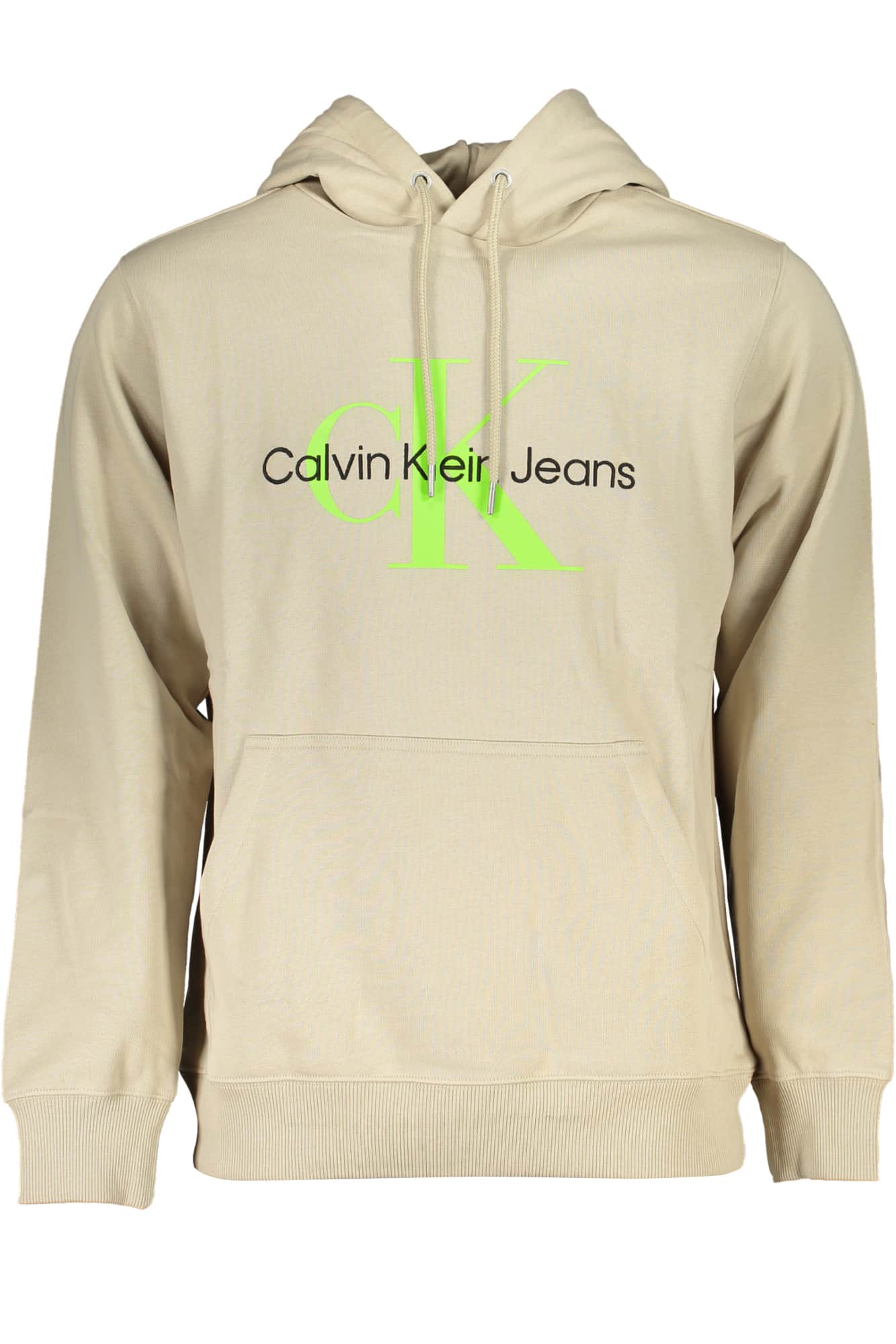 CALVIN KLEIN MEN'S BLACK ZIPLESS SWEATSHIRT