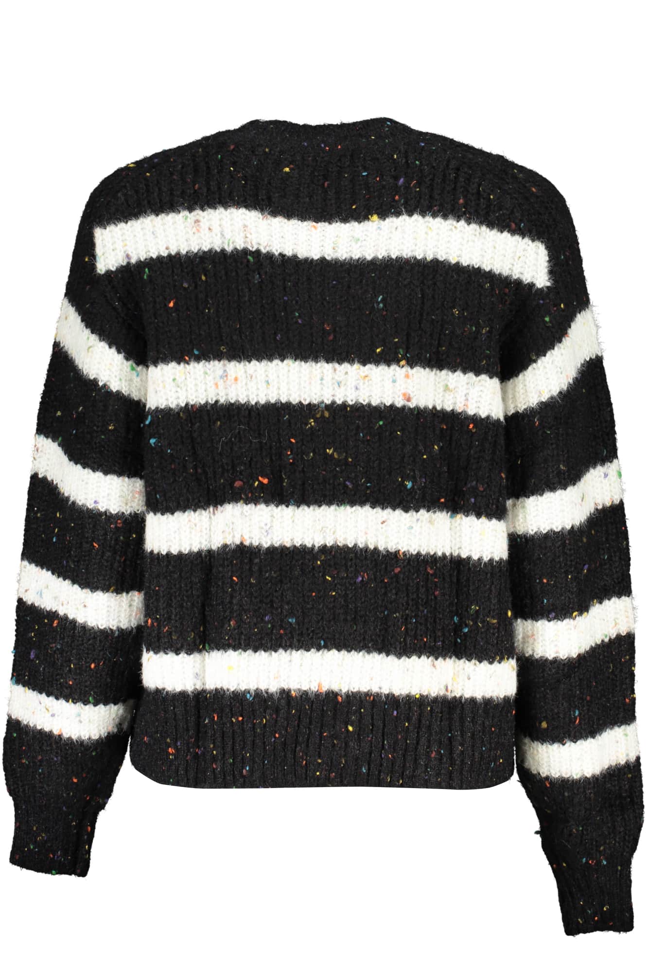 DESIGUAL BLACK WOMEN'S SWEATER