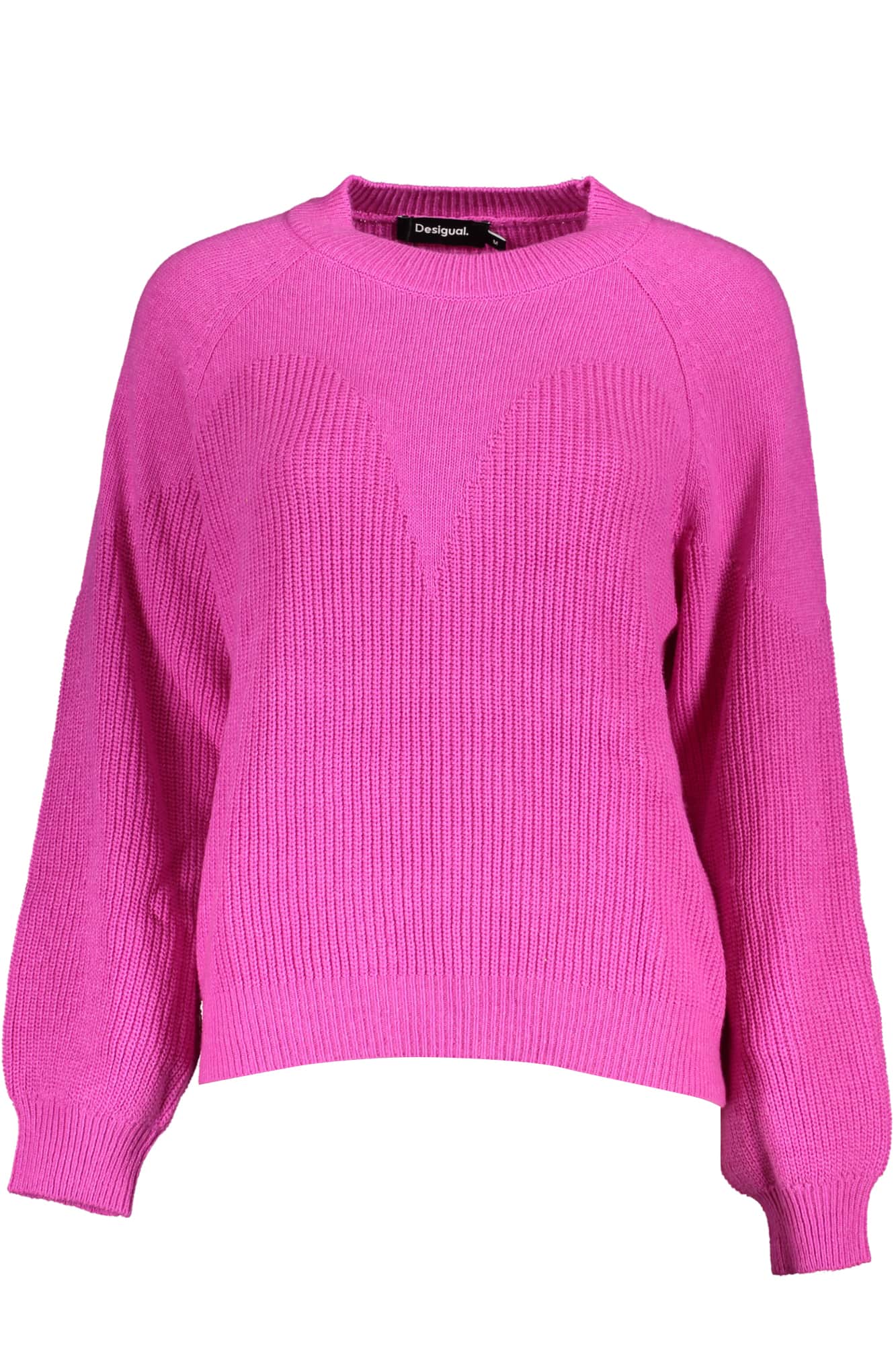 DESIGUAL WHITE WOMEN'S SWEATER