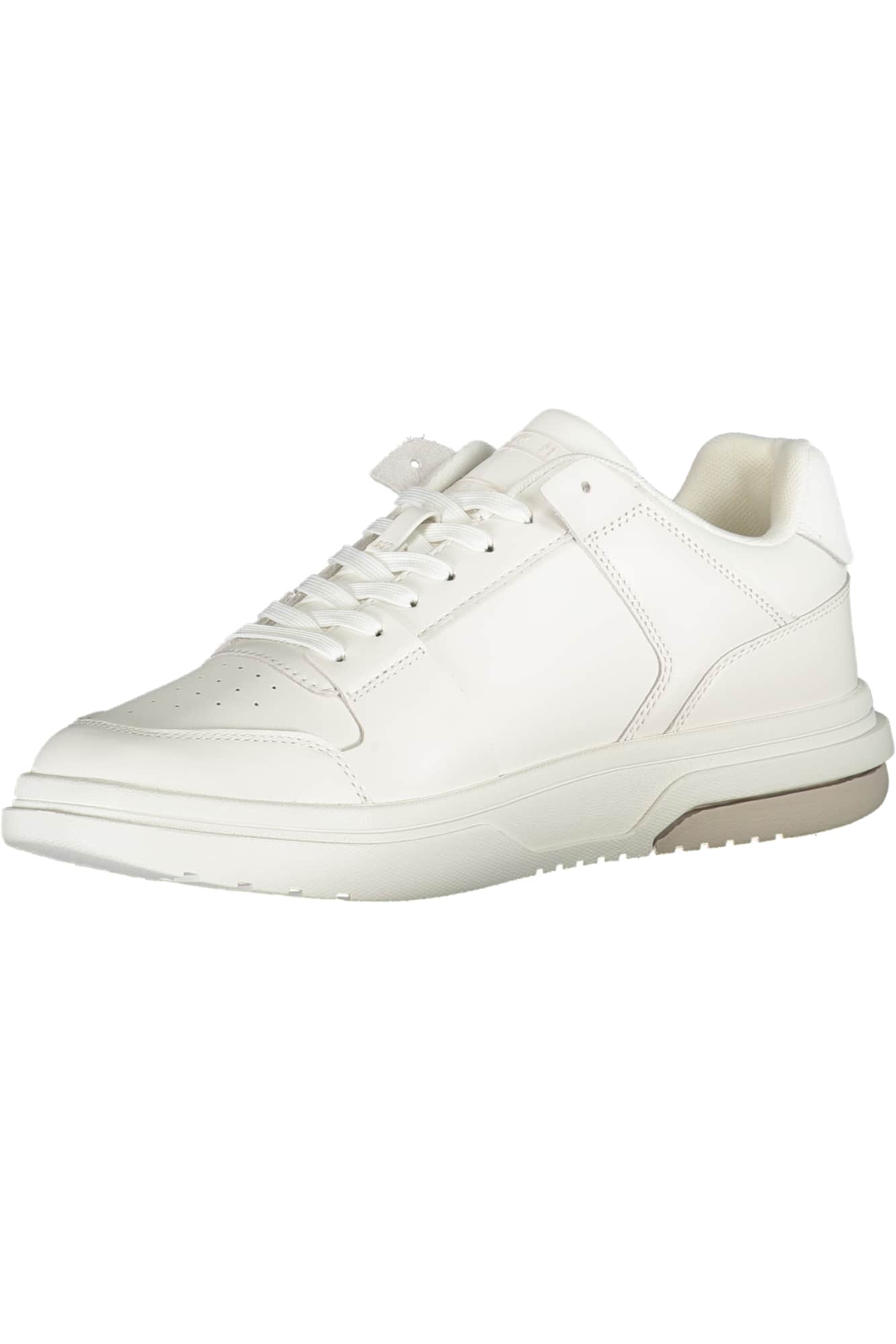 TOMMY HILFIGER MEN'S WHITE SPORTS SHOES