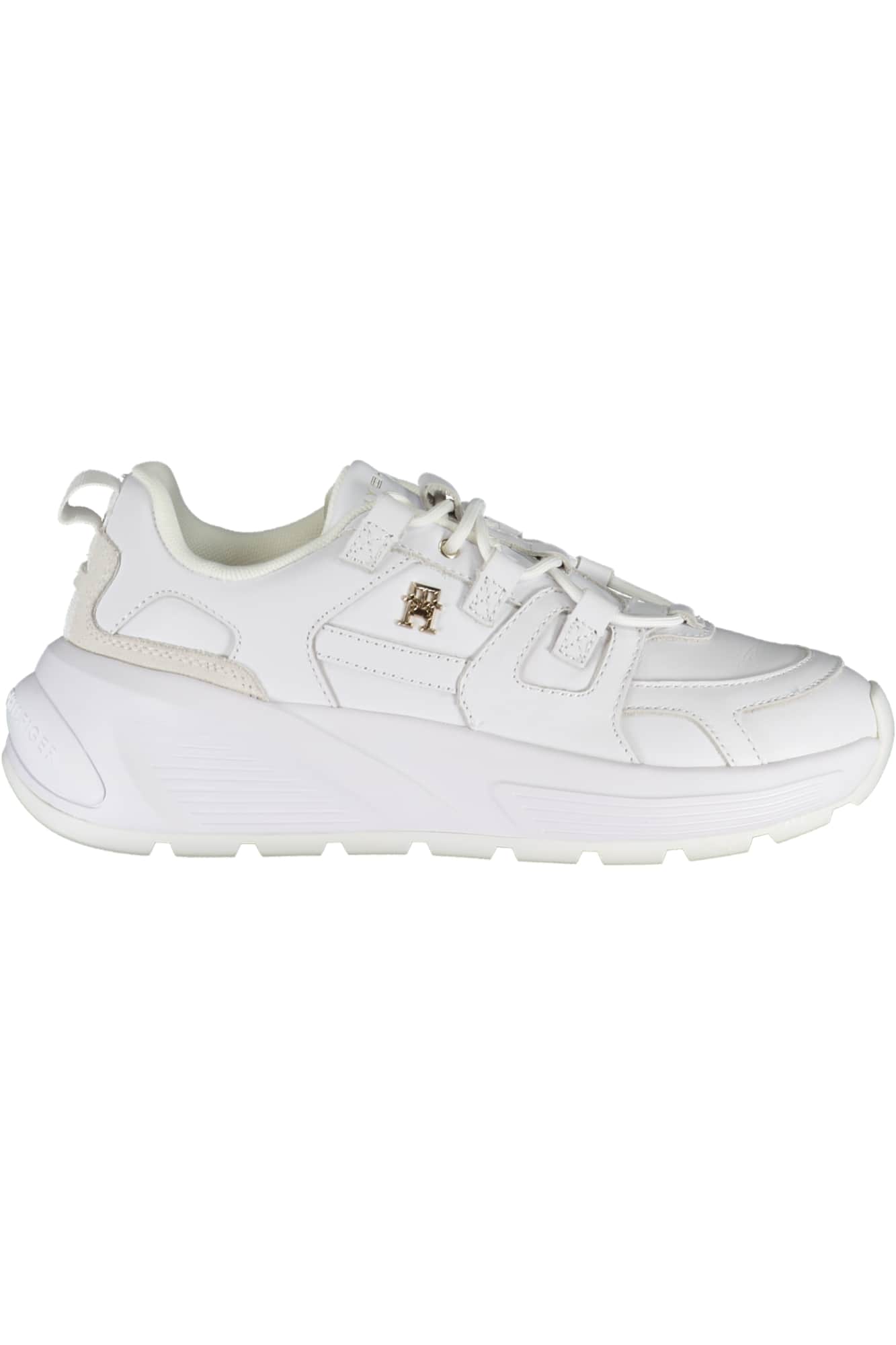 TOMMY HILFIGER WHITE WOMEN'S SPORTS SHOES