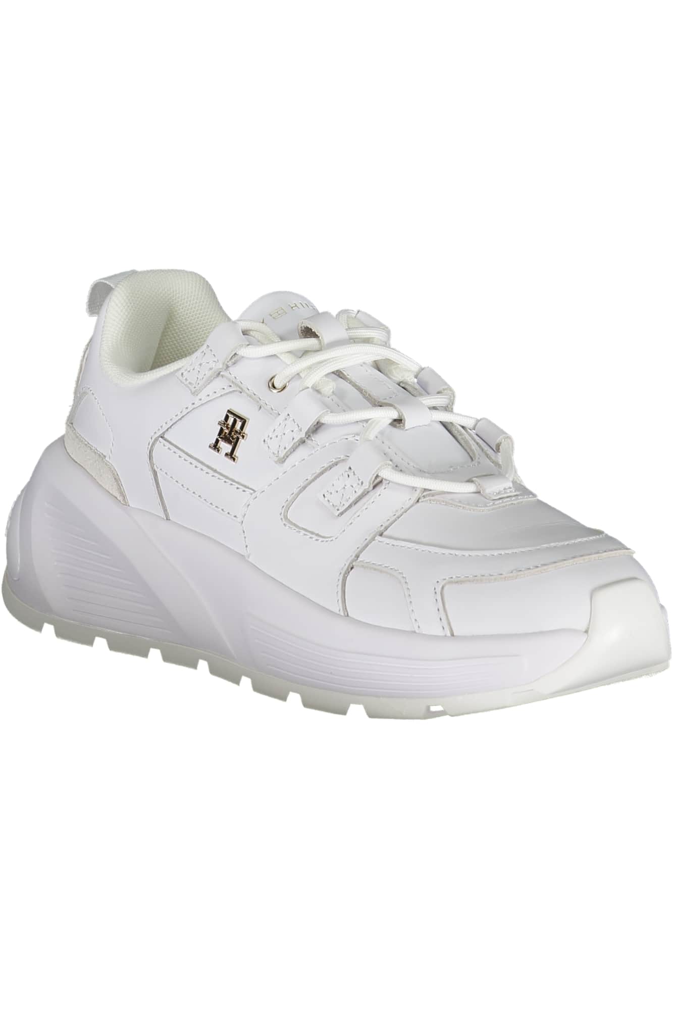 TOMMY HILFIGER WHITE WOMEN'S SPORTS SHOES