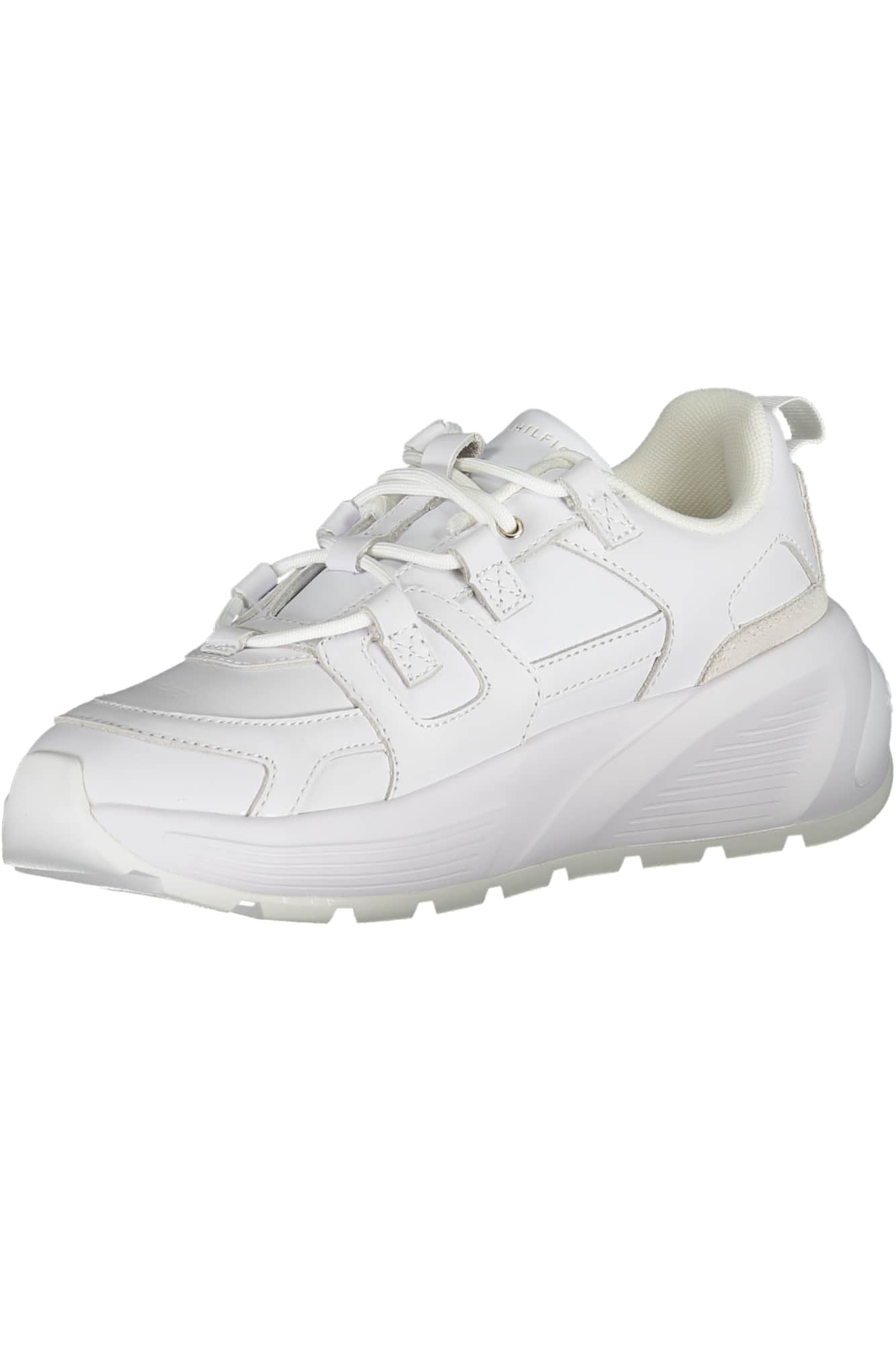 TOMMY HILFIGER WHITE WOMEN'S SPORTS SHOES
