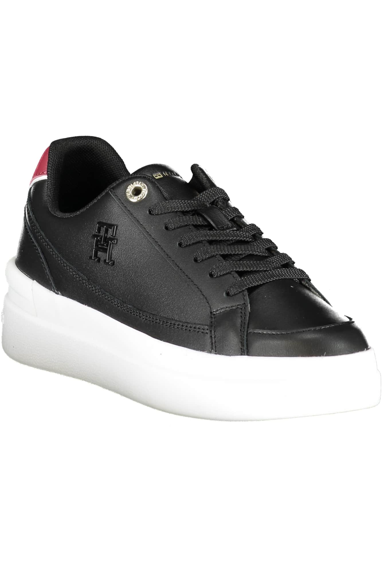 TOMMY HILFIGER BLACK WOMEN'S SPORTS SHOES