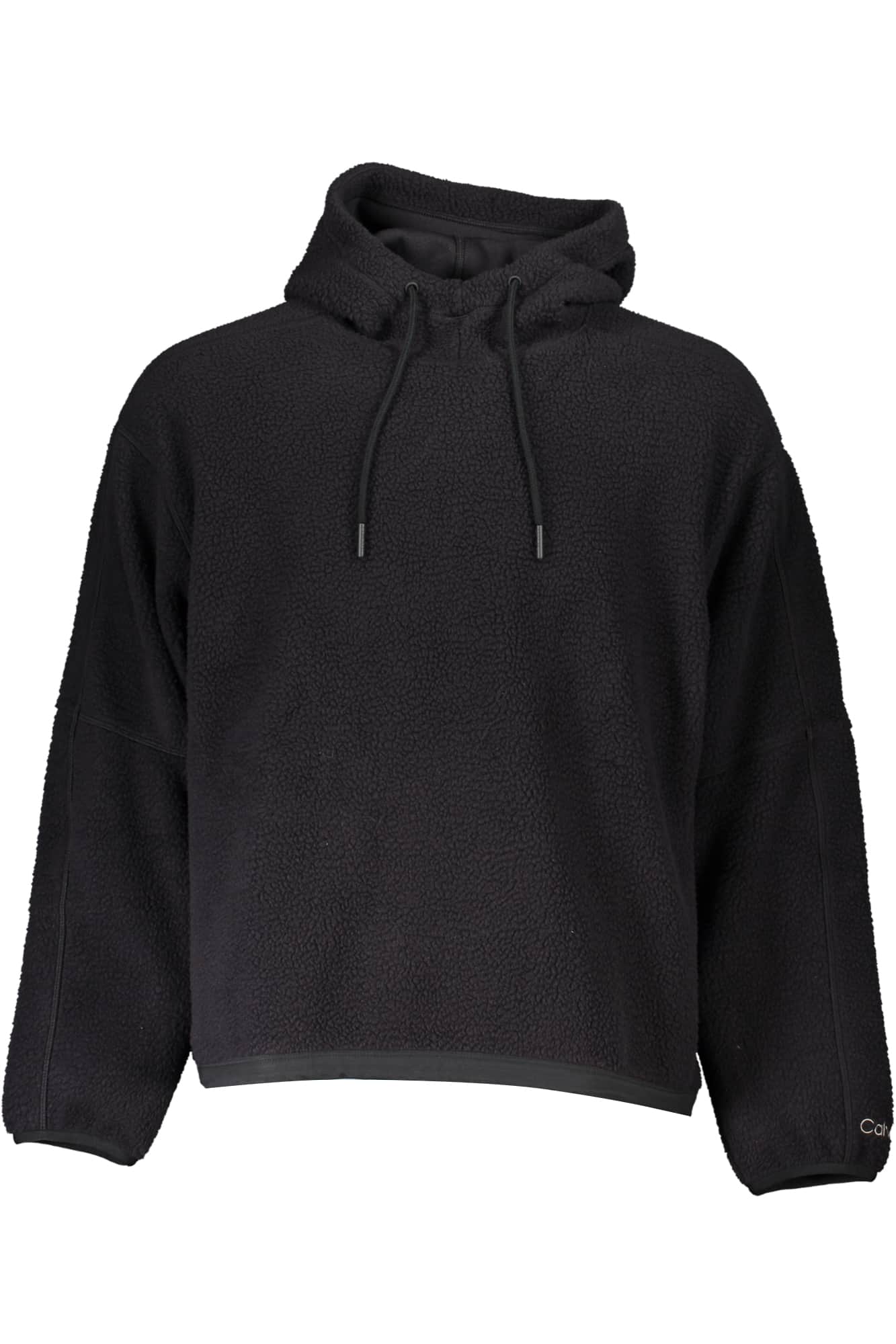 CALVIN KLEIN MEN'S BLACK ZIPLESS SWEATSHIRT