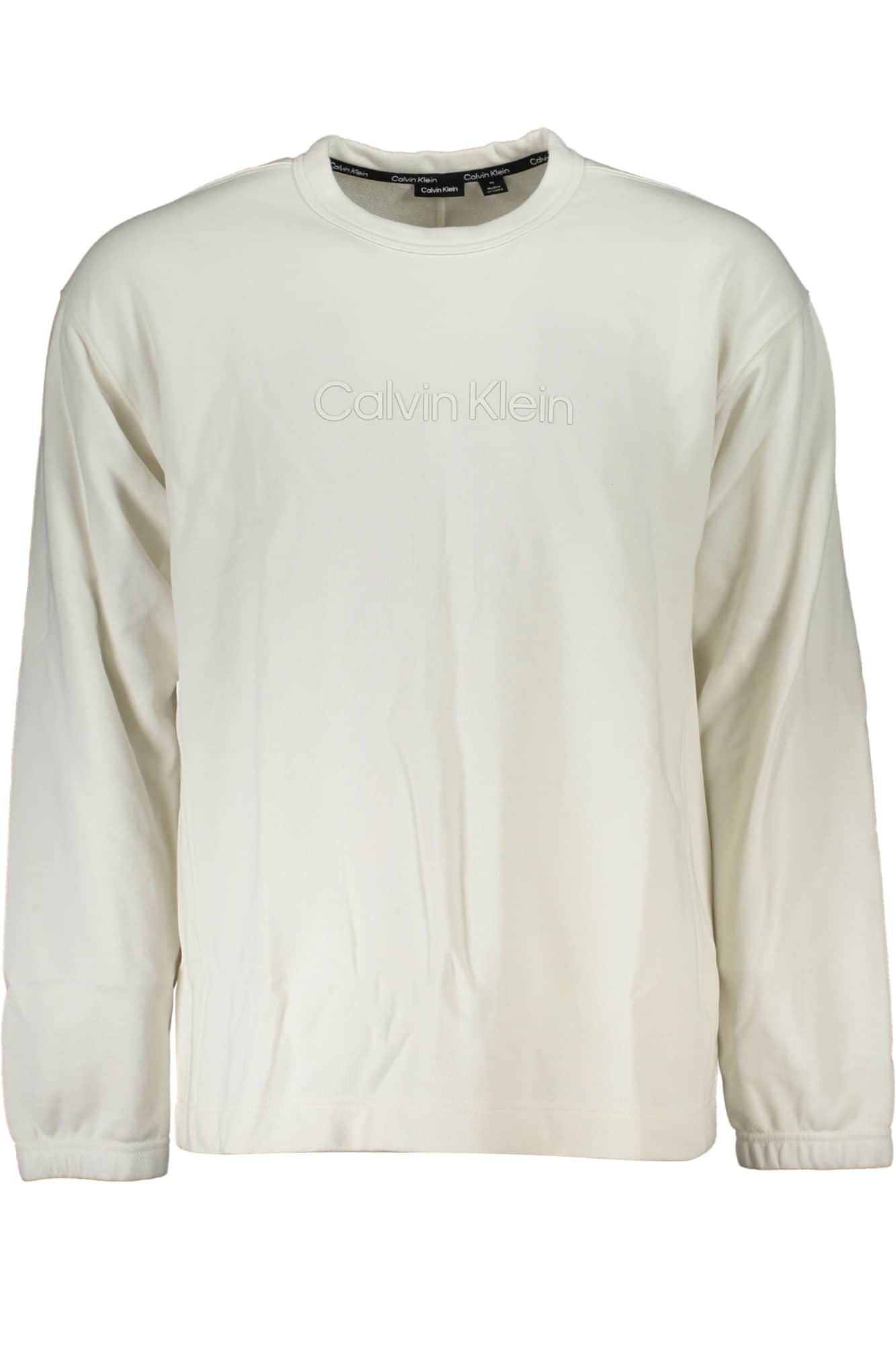 CALVIN KLEIN MEN'S BROWN ZIPLESS SWEATSHIRT
