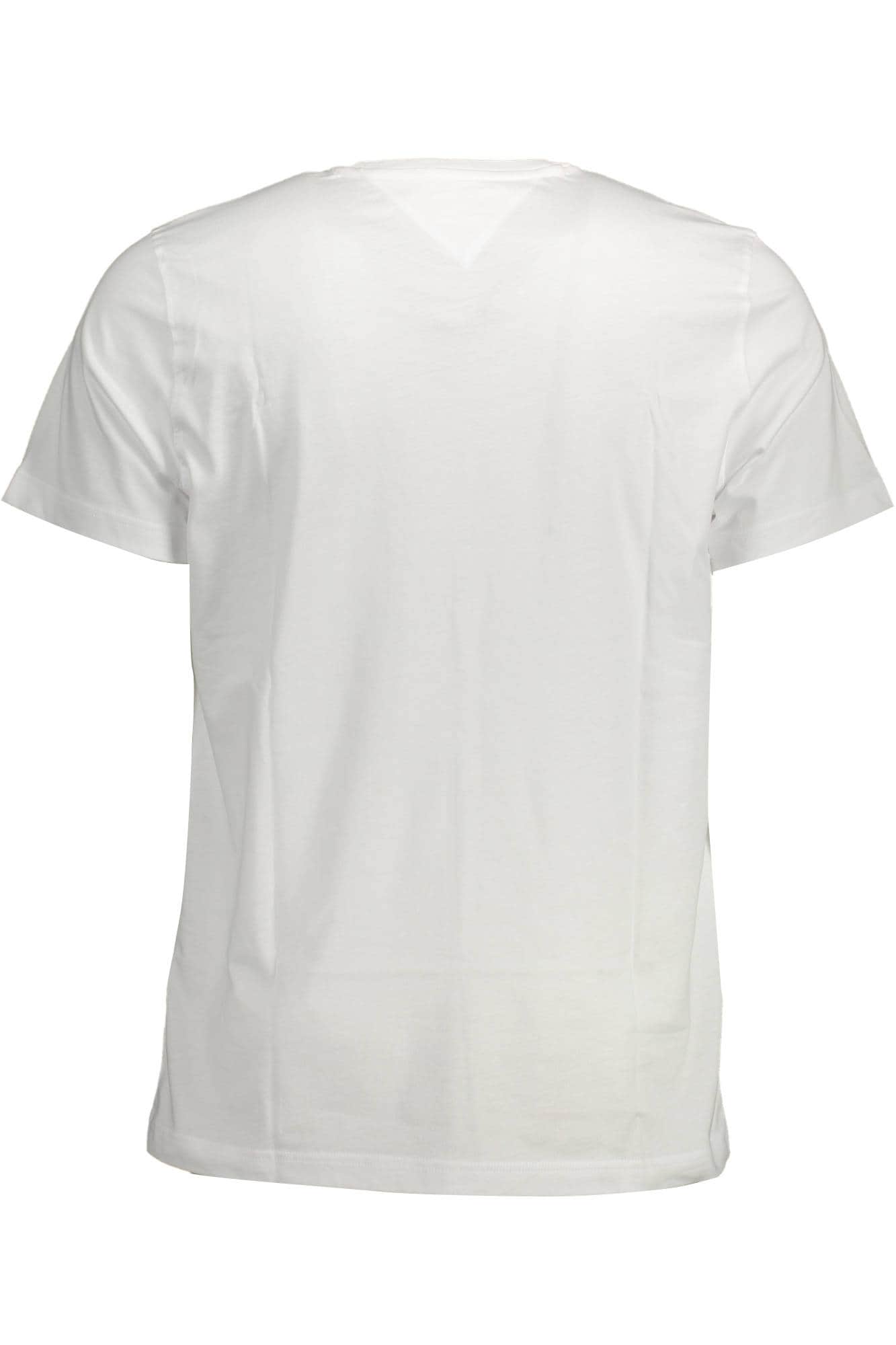 TOMMY HILFIGER MEN'S WHITE SHORT SLEEVE T-SHIRT