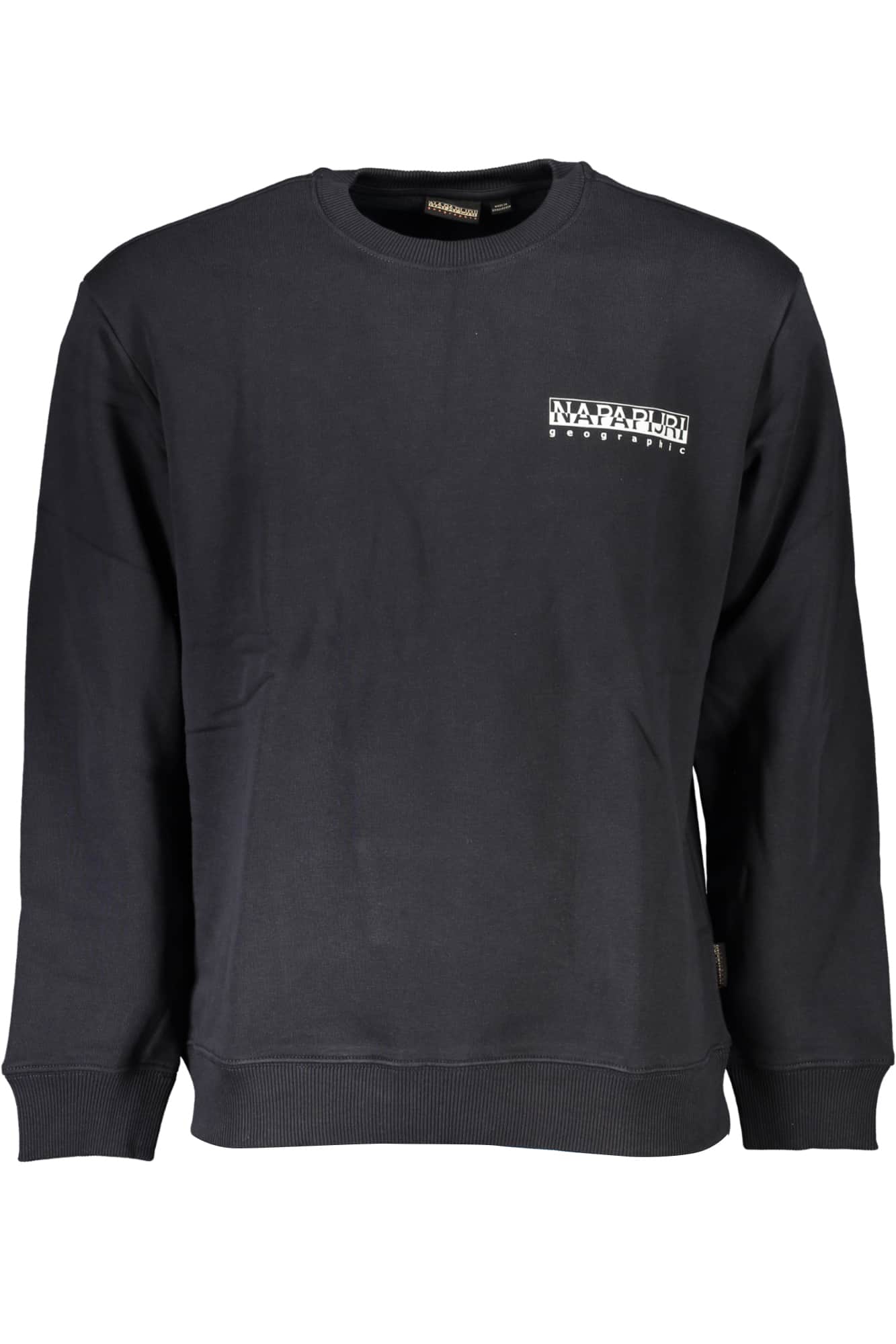 NAPAPIJRI GREEN MEN'S ZIPLESS SWEATSHIRT