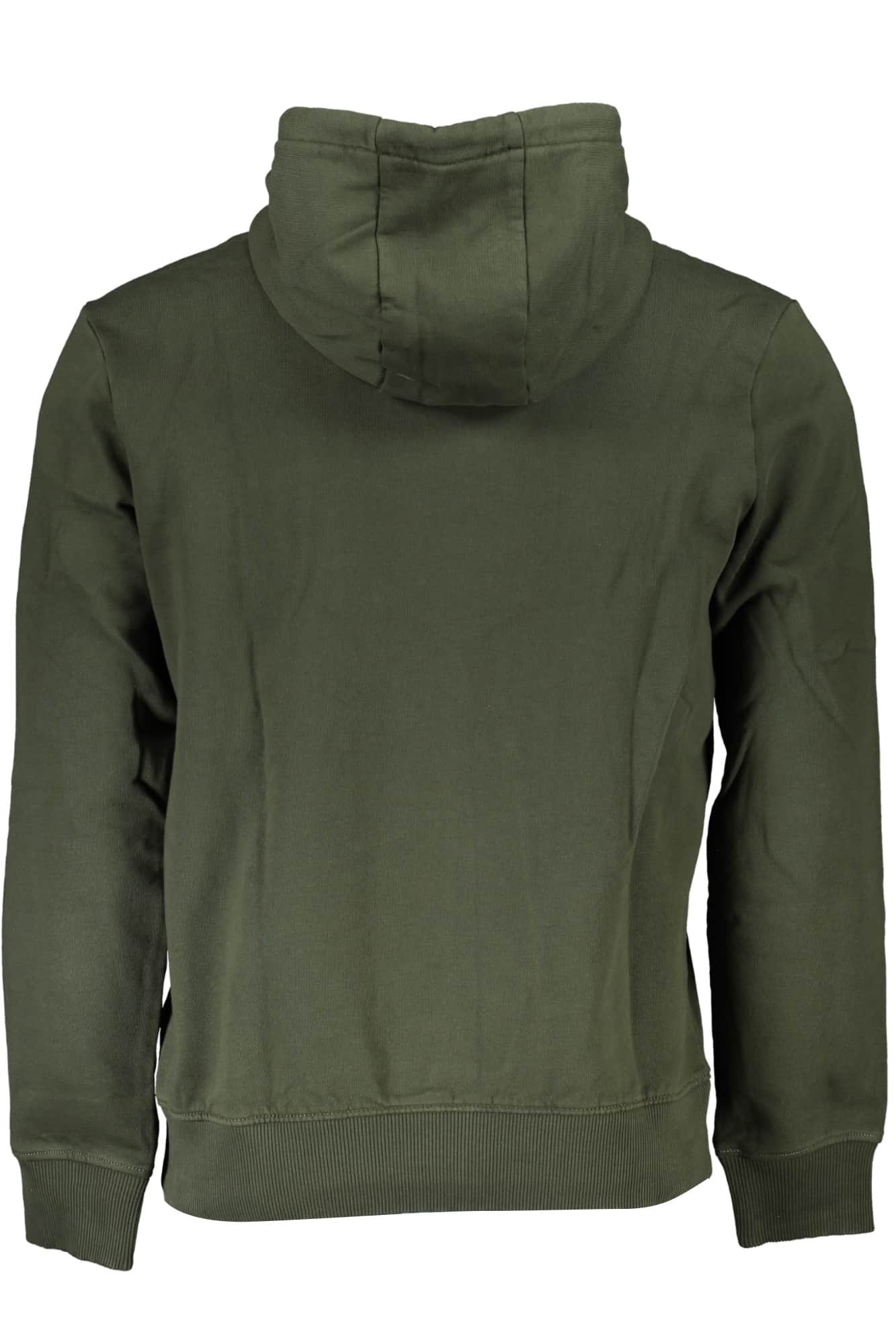 NAPAPIJRI GREEN MEN'S ZIPLESS SWEATSHIRT