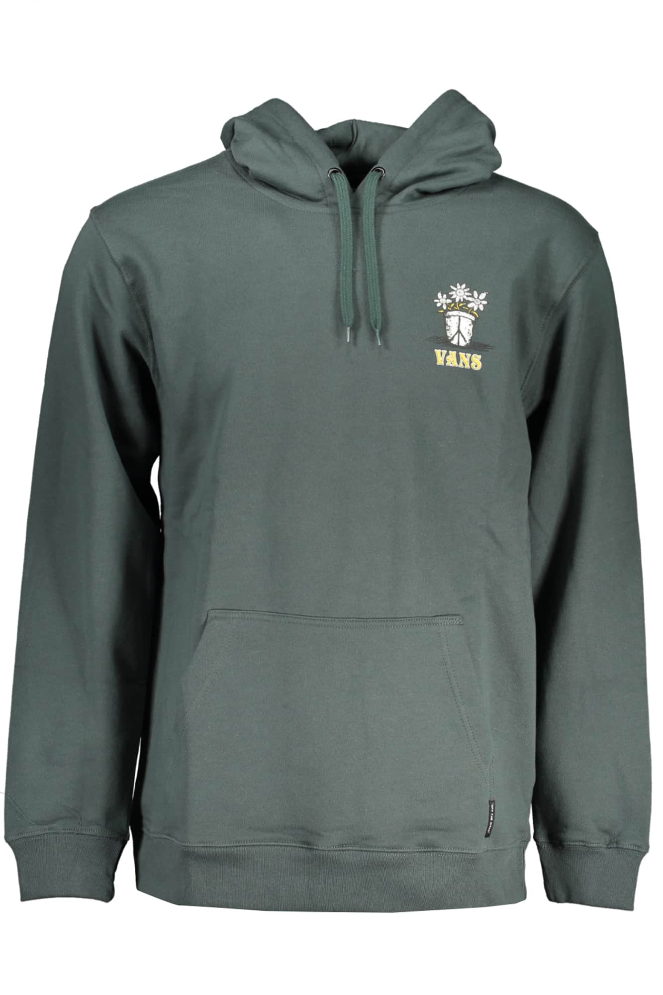 VANS GREEN MEN'S ZIPLESS SWEATSHIRT