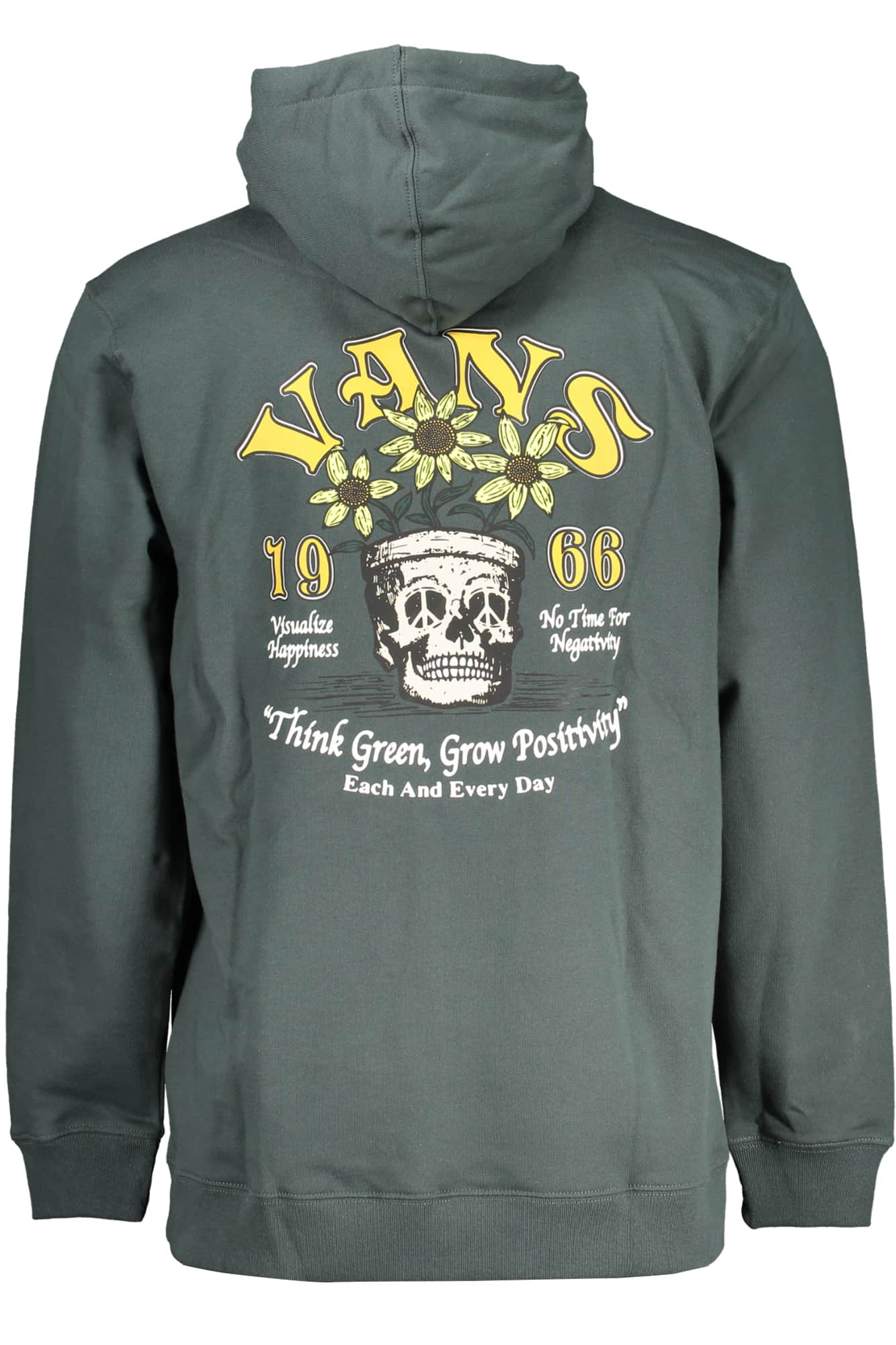 VANS GREEN MEN'S ZIPLESS SWEATSHIRT