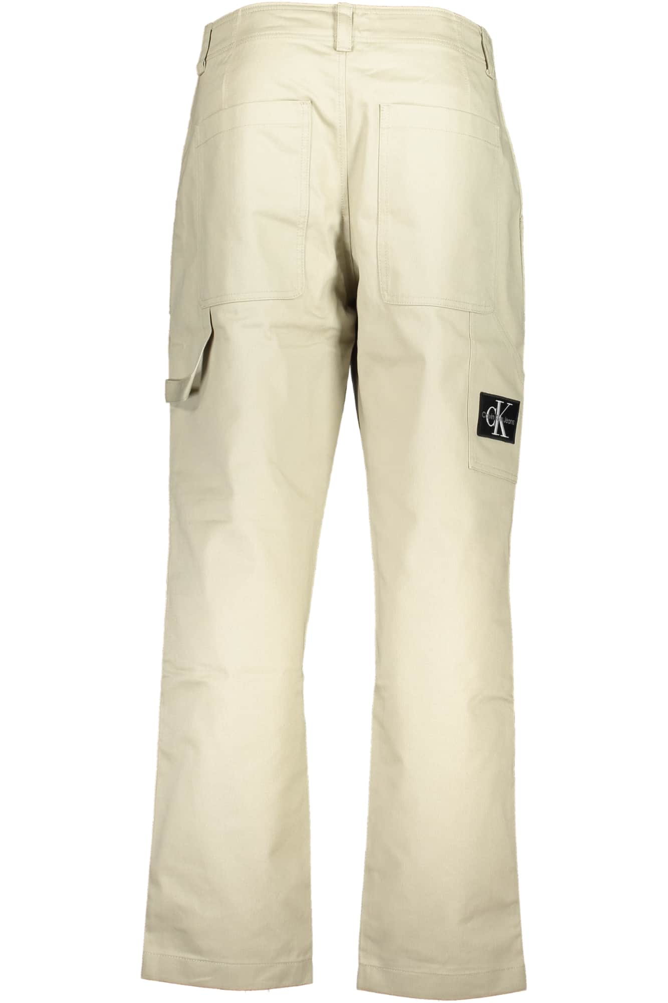 CALVIN KLEIN MEN'S BEIGE TROUSERS