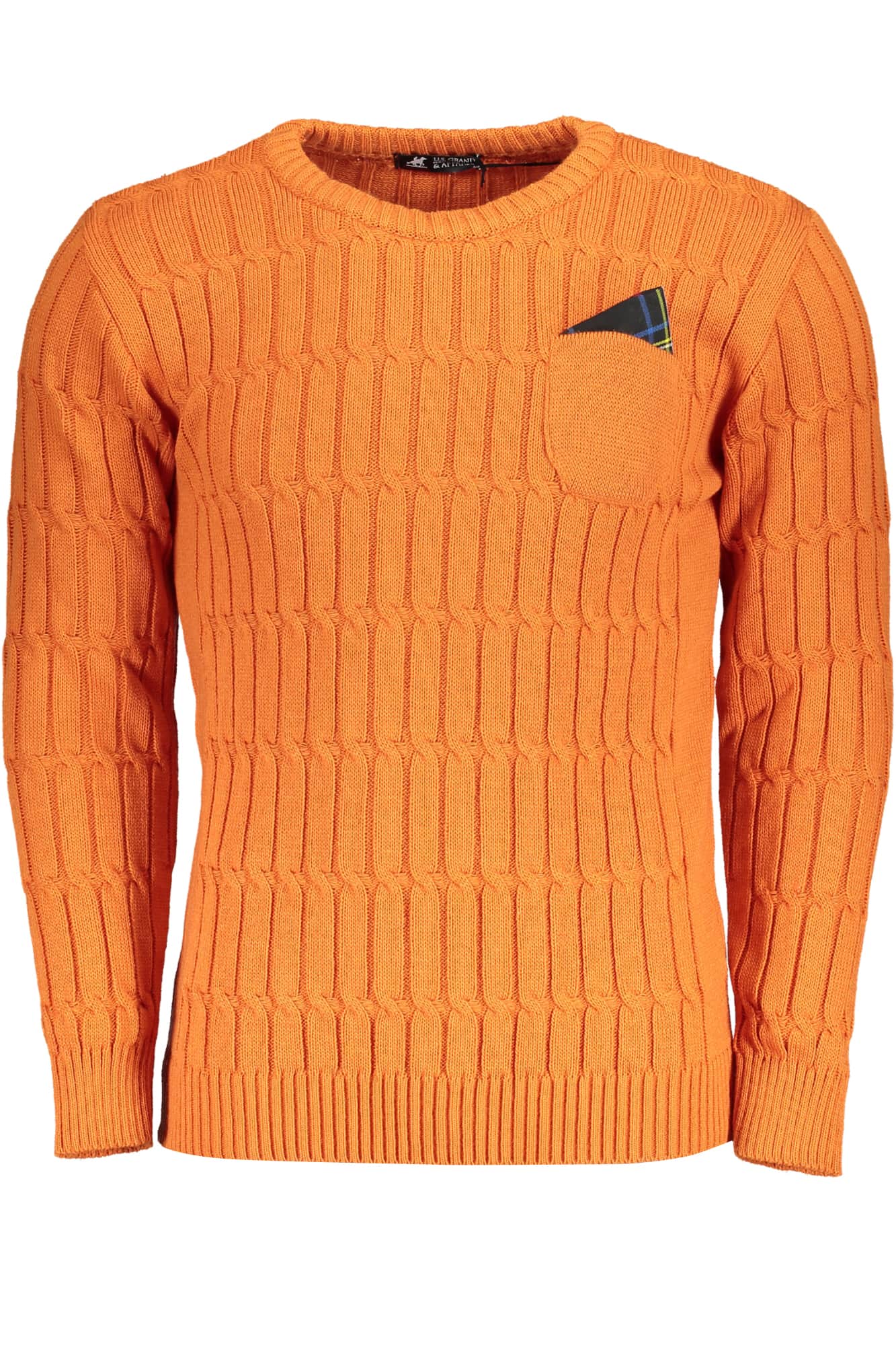 US GRAND MEN'S BLACK SWEATER